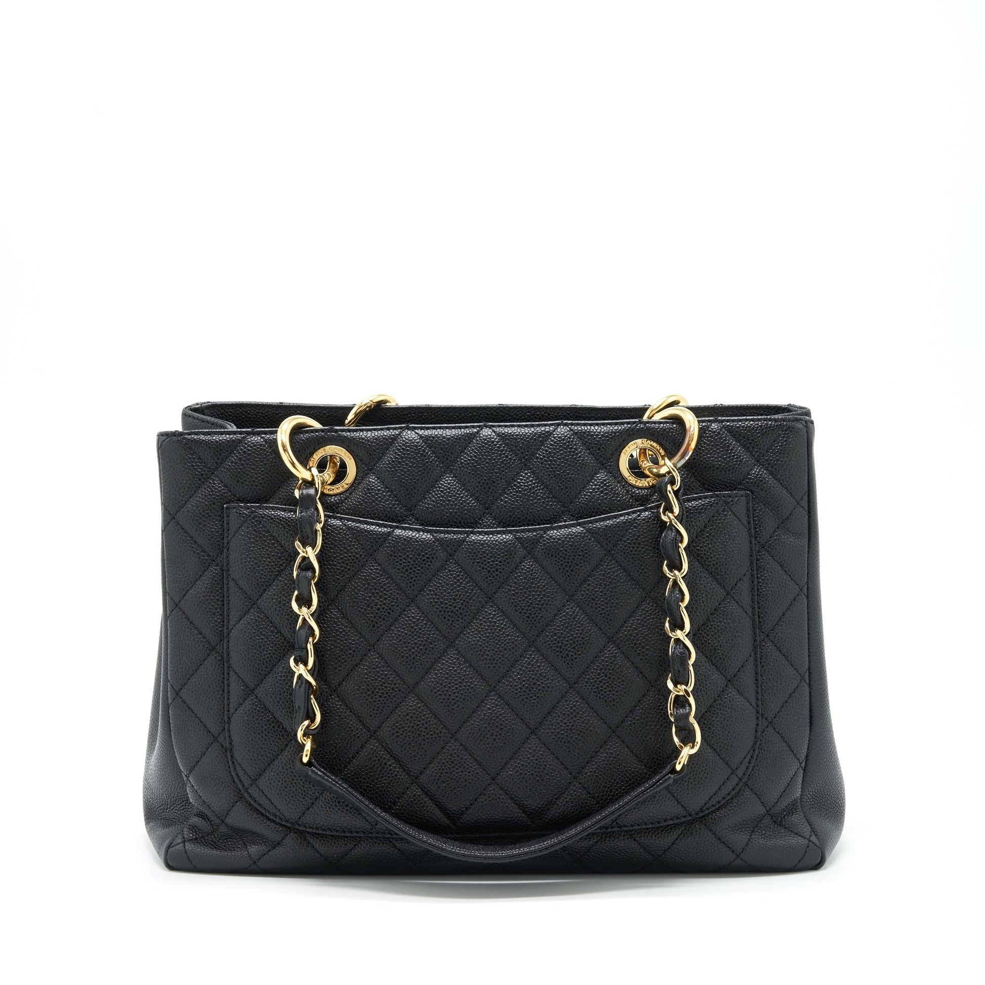 Chanel Grand Shopping Caviar GHW Black Tote Bag Ghw 1