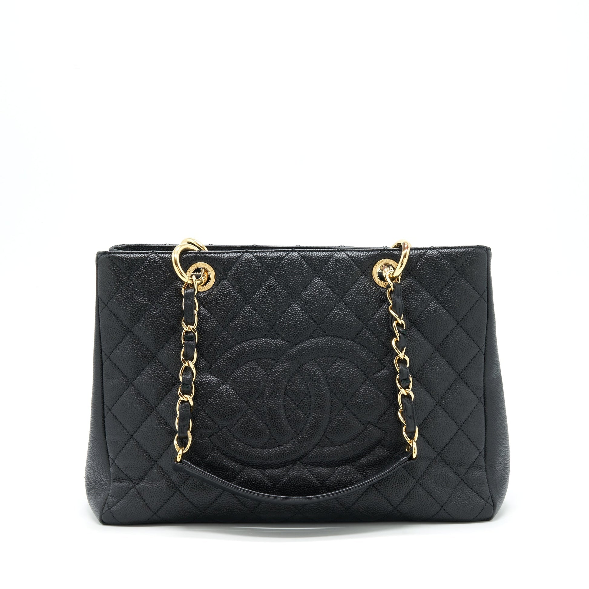 Chanel Grand Shopping Caviar GHW Black Tote Bag Ghw 1
