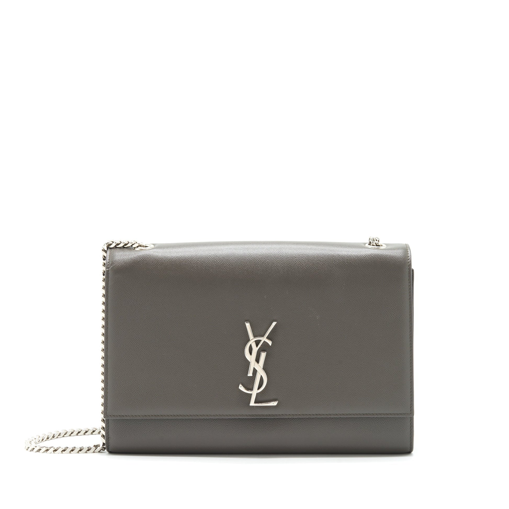 YSL Saint Laurent Saint Laurent Monogramme Kate Purse Grained Calfskin Large Travel Bag