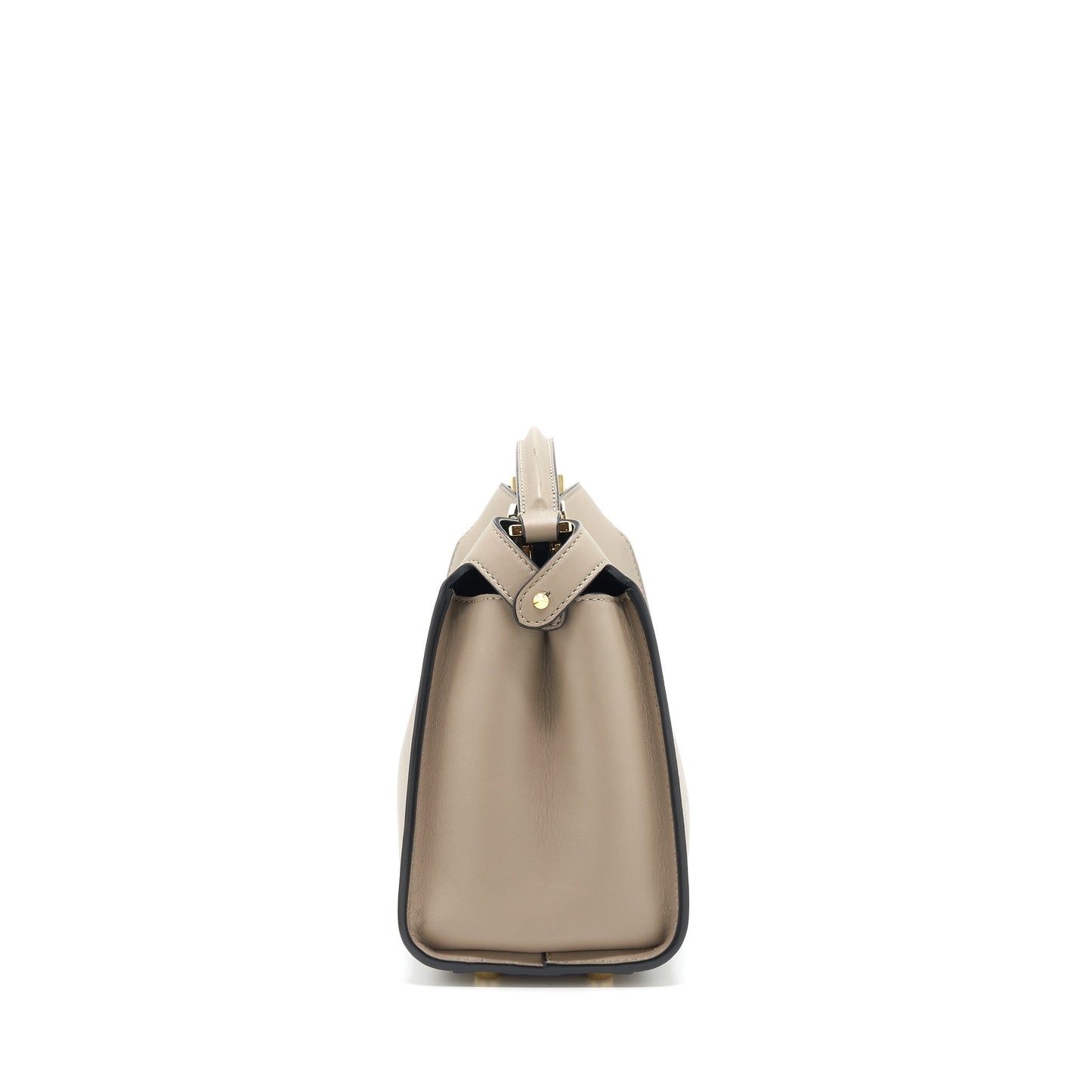Fendi Peekaboo Purse Light Grey Gray Travel Bag