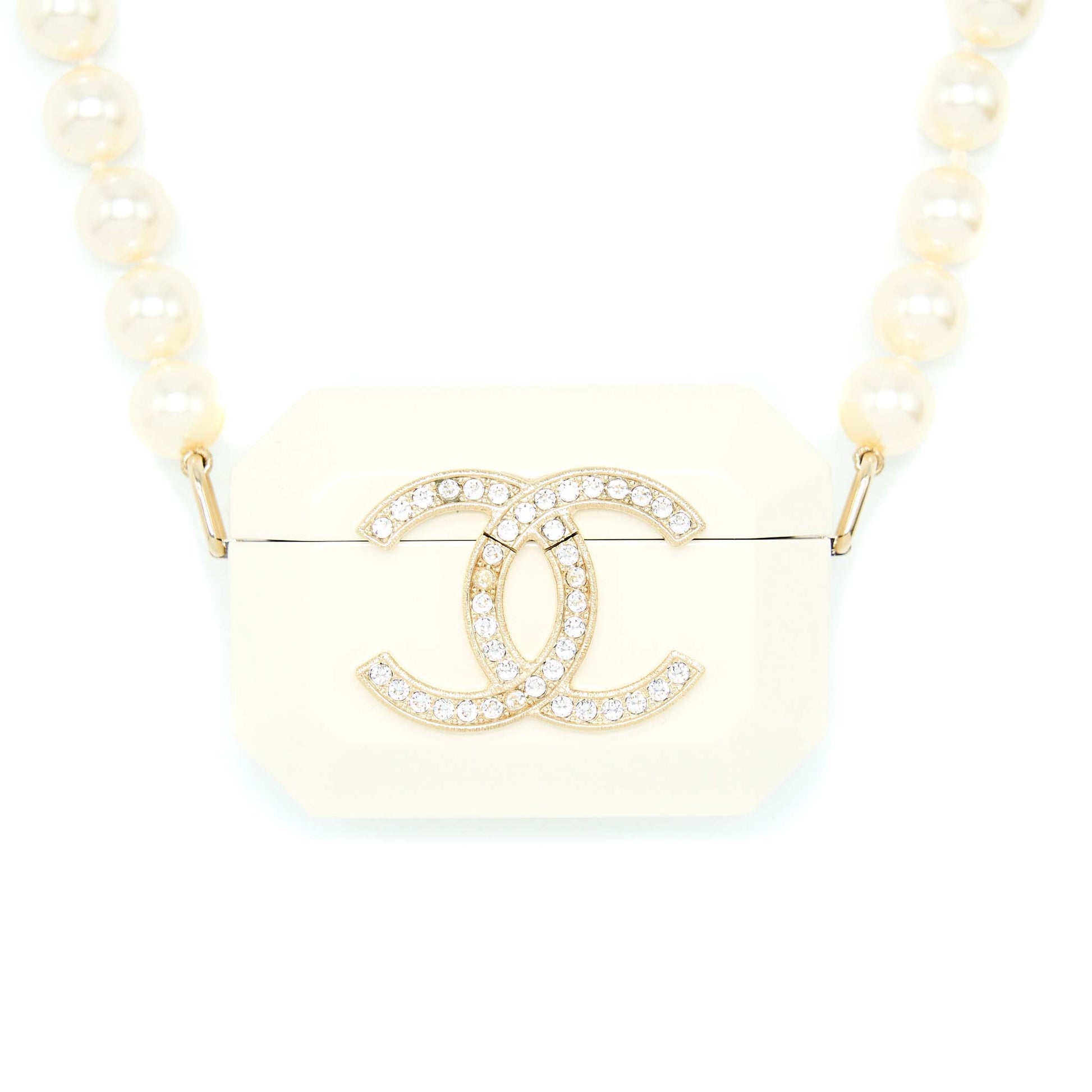 Chanel AirPods Pearl LGHW White Handbag