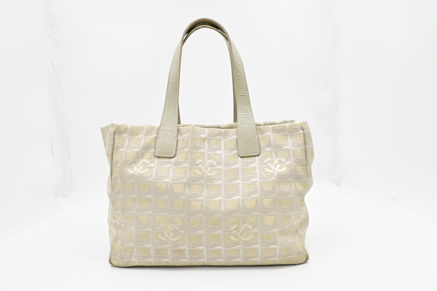Chanel New Line Champagne Canvas Travel Bag