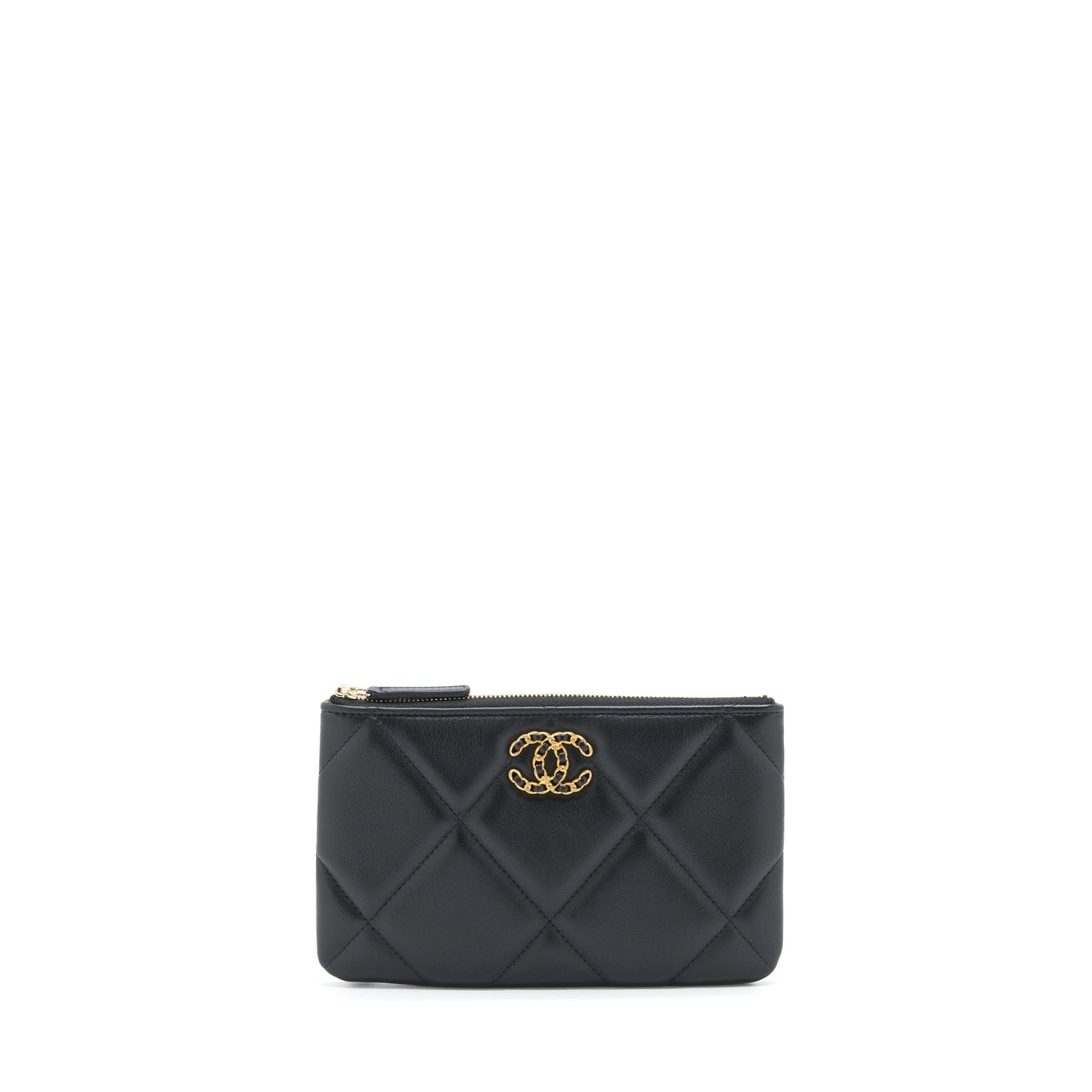 Chanel 19 Lambskin GHW Black Handbag