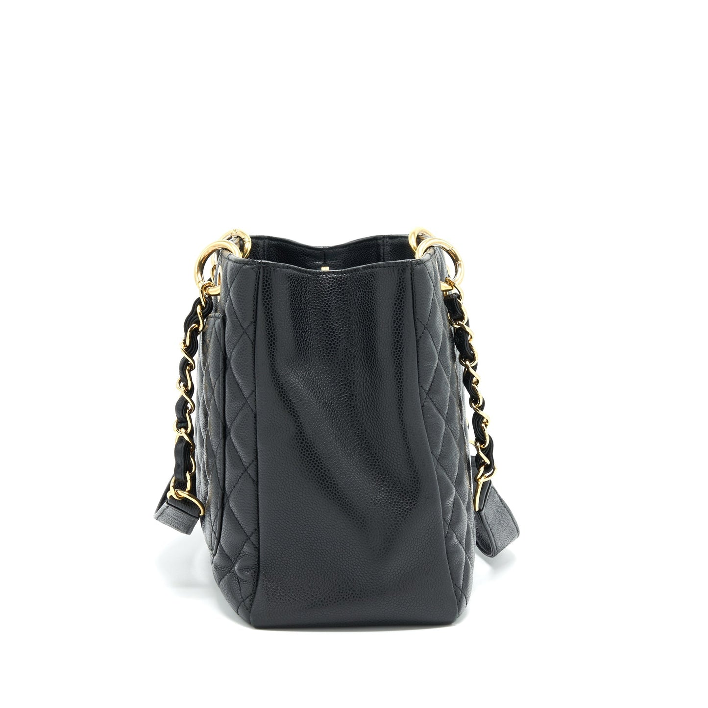 Chanel Grand Shopping GHW Black Handbag