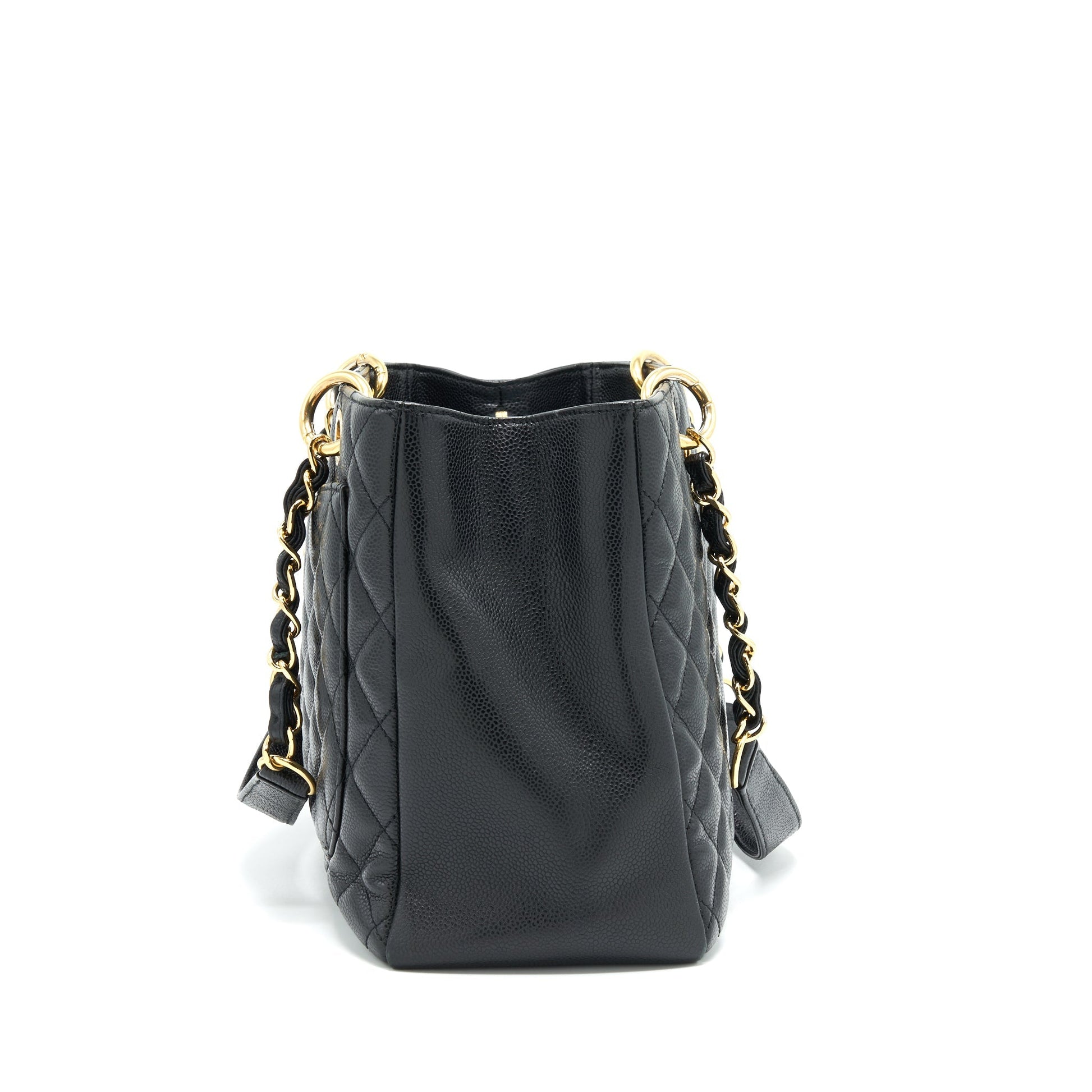 Chanel Grand Shopping GHW Black Handbag