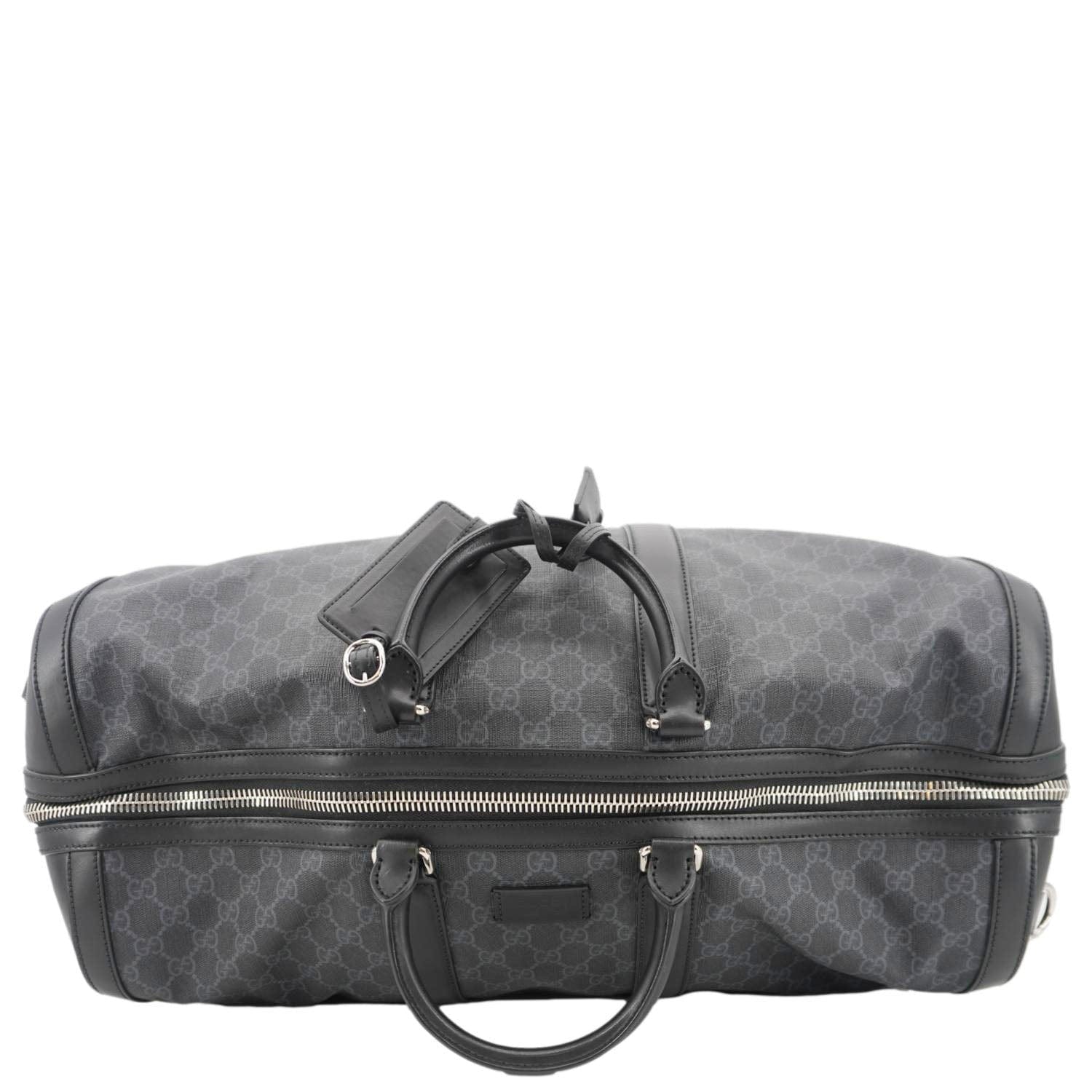 Gucci Carry On Soft Supreme Duffle Bag Canvas Black Travel Bag Bag 478323