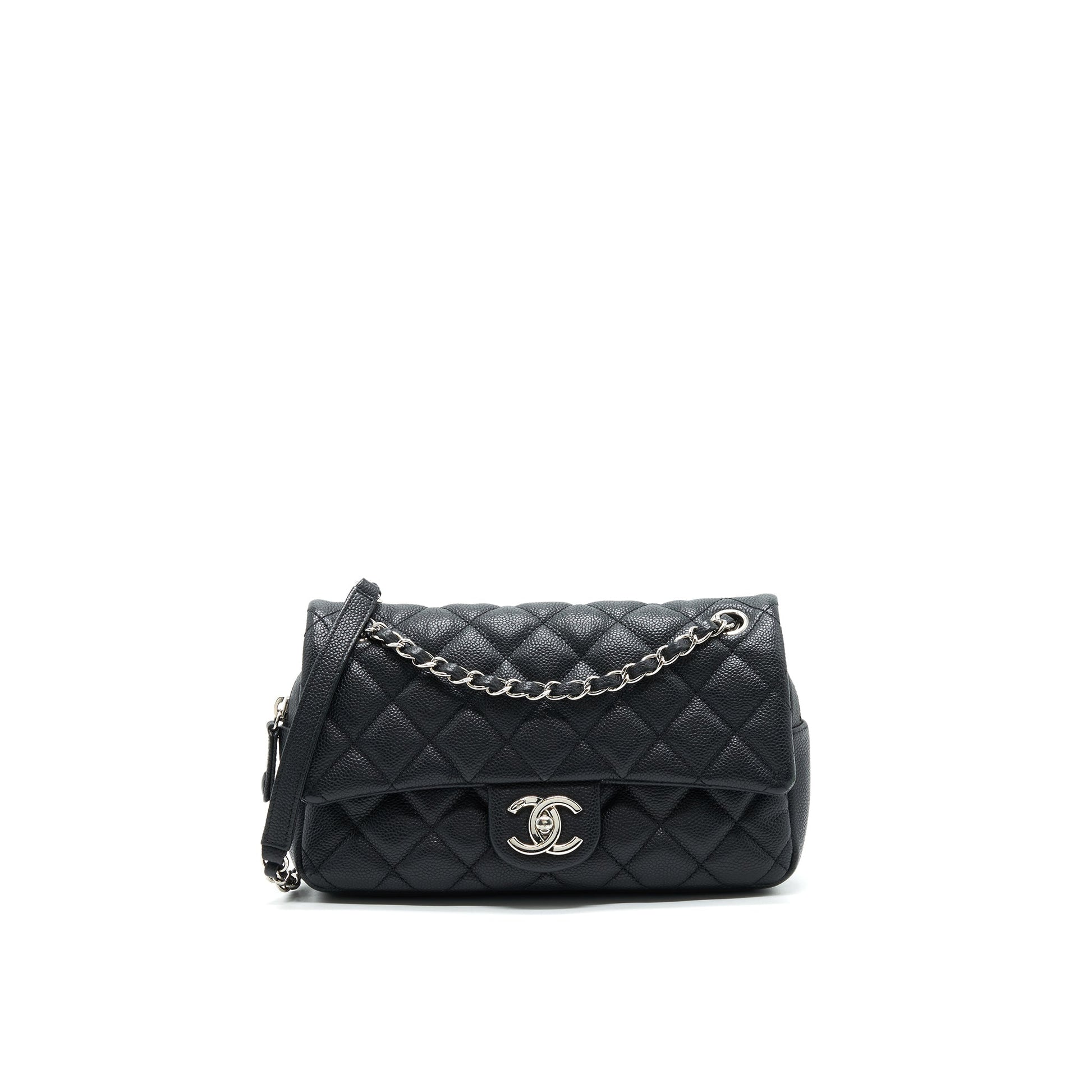 Chanel flap inner zipper caviar SHW Black Shoulder Bag