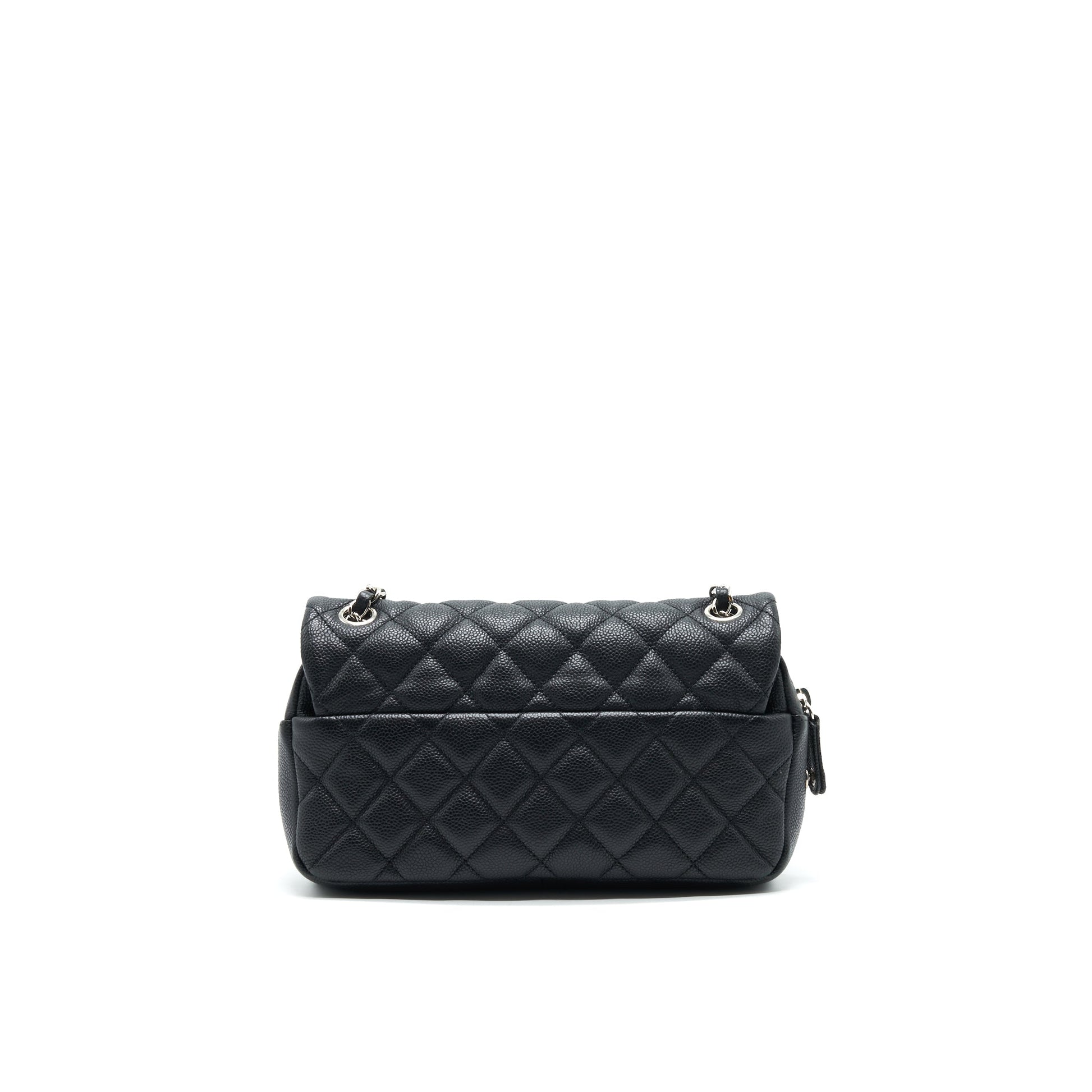 Chanel flap inner zipper caviar SHW Black Shoulder Bag