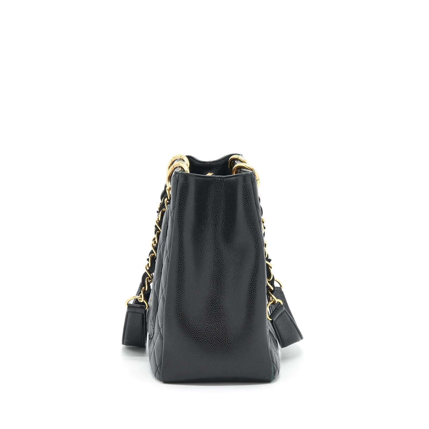 Chanel Grand Shopping Caviar GHW Black Tote Bag Black Ghw