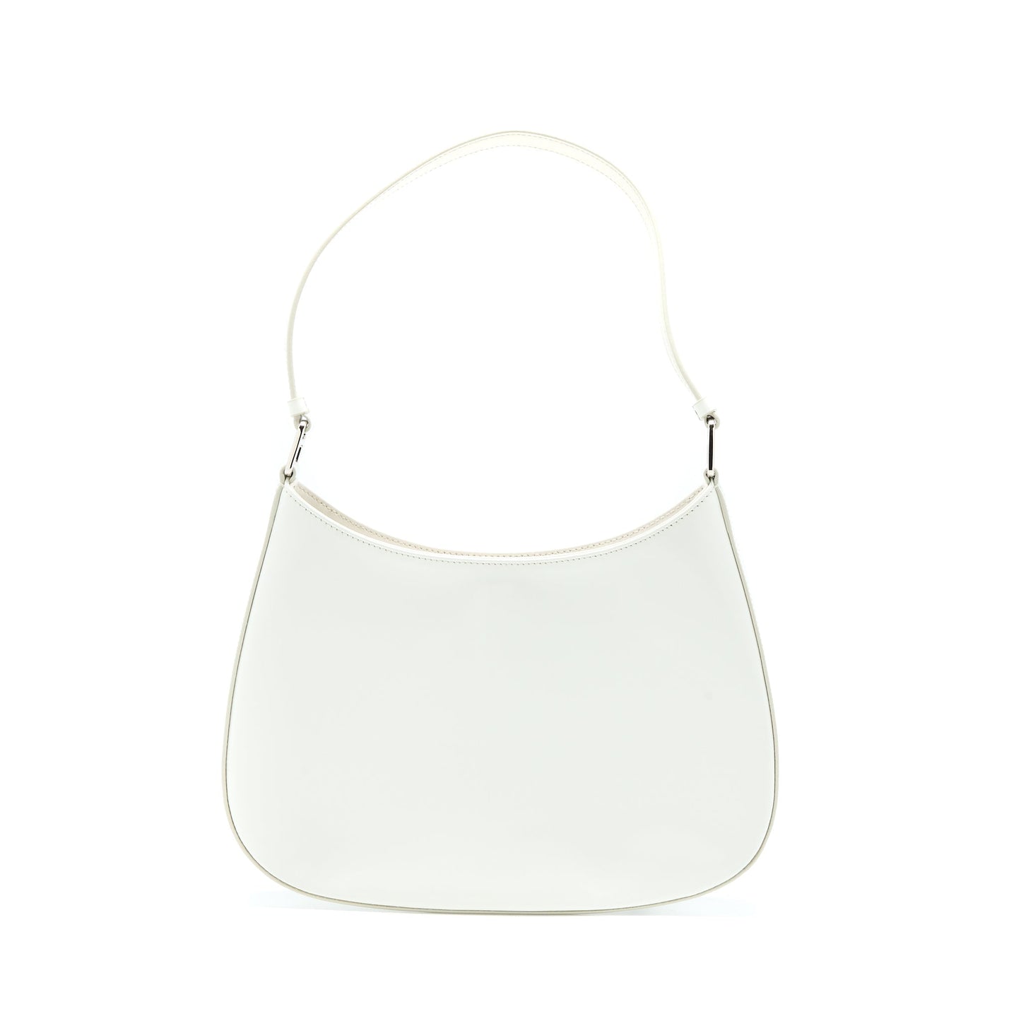 Prada Cleo Purse Calfskin Handbag White Travel Bag