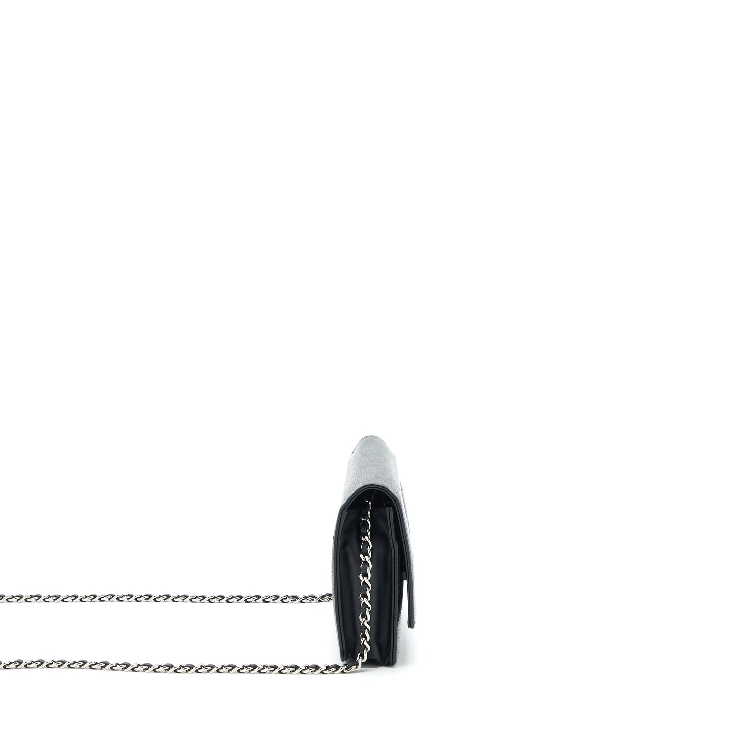 Chanel On Caviar SHW Black Wallet Case Shw 1