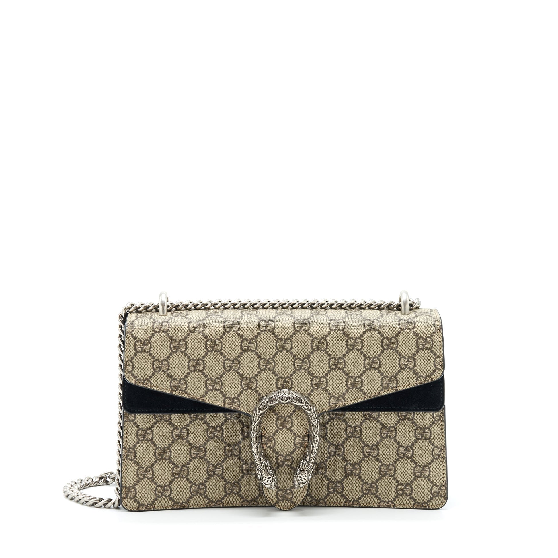 Gucci Dionysus Shoulder Bag Supreme Shw Canvas Black