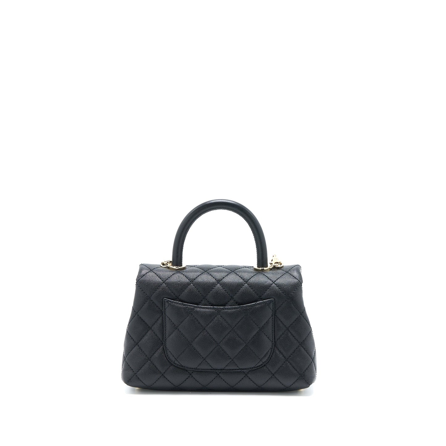 Chanel Coco Handle Caviar LGHW Black Small Handbag Lghw 1