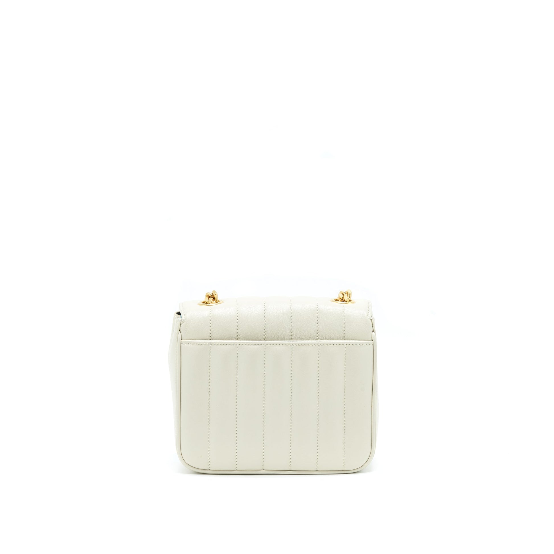 YSL Saint Laurent Saint Laurent Vicky Purse Light Travel Bag Beige Chain