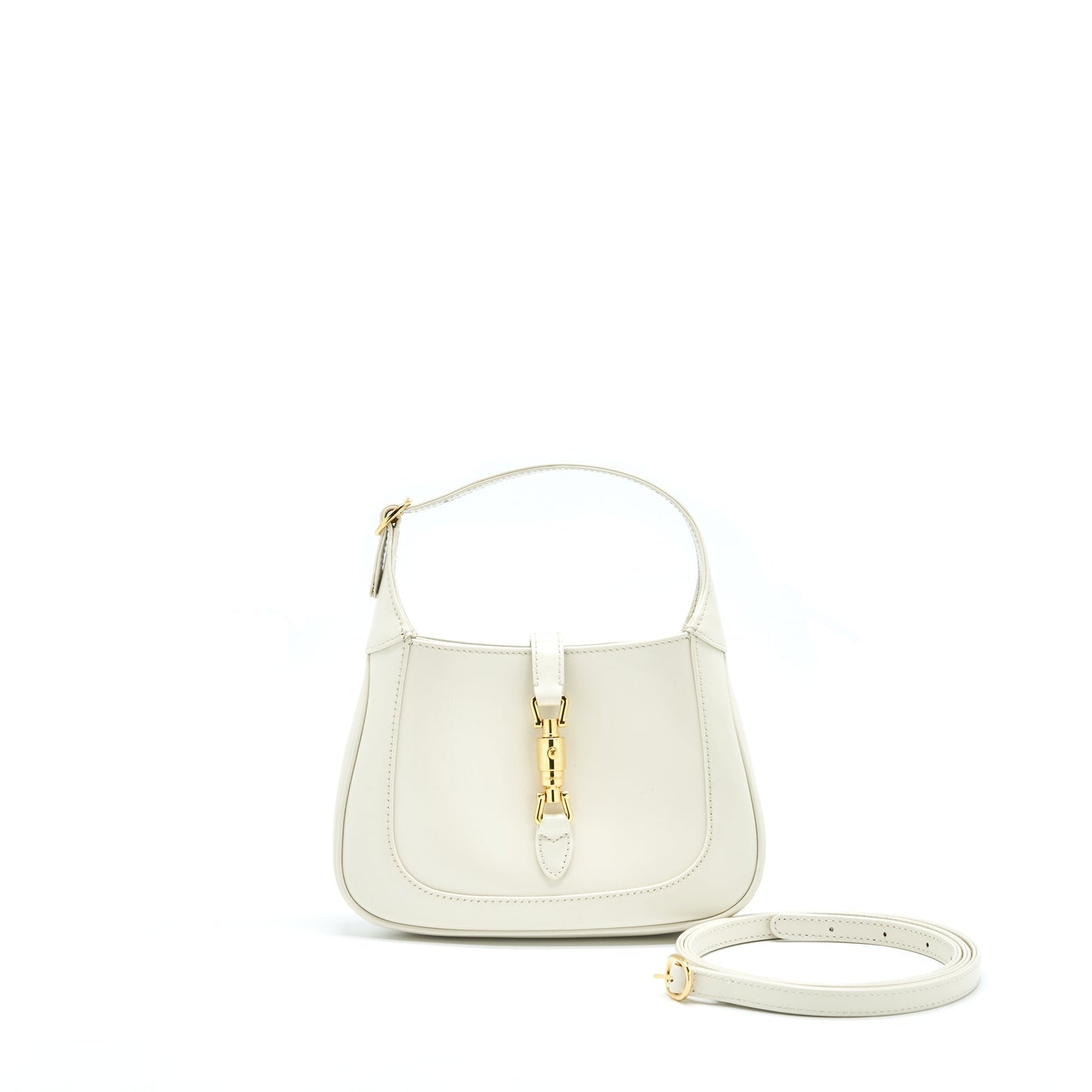 Gucci Jackie Hobo Bag White Mini Travel Bag