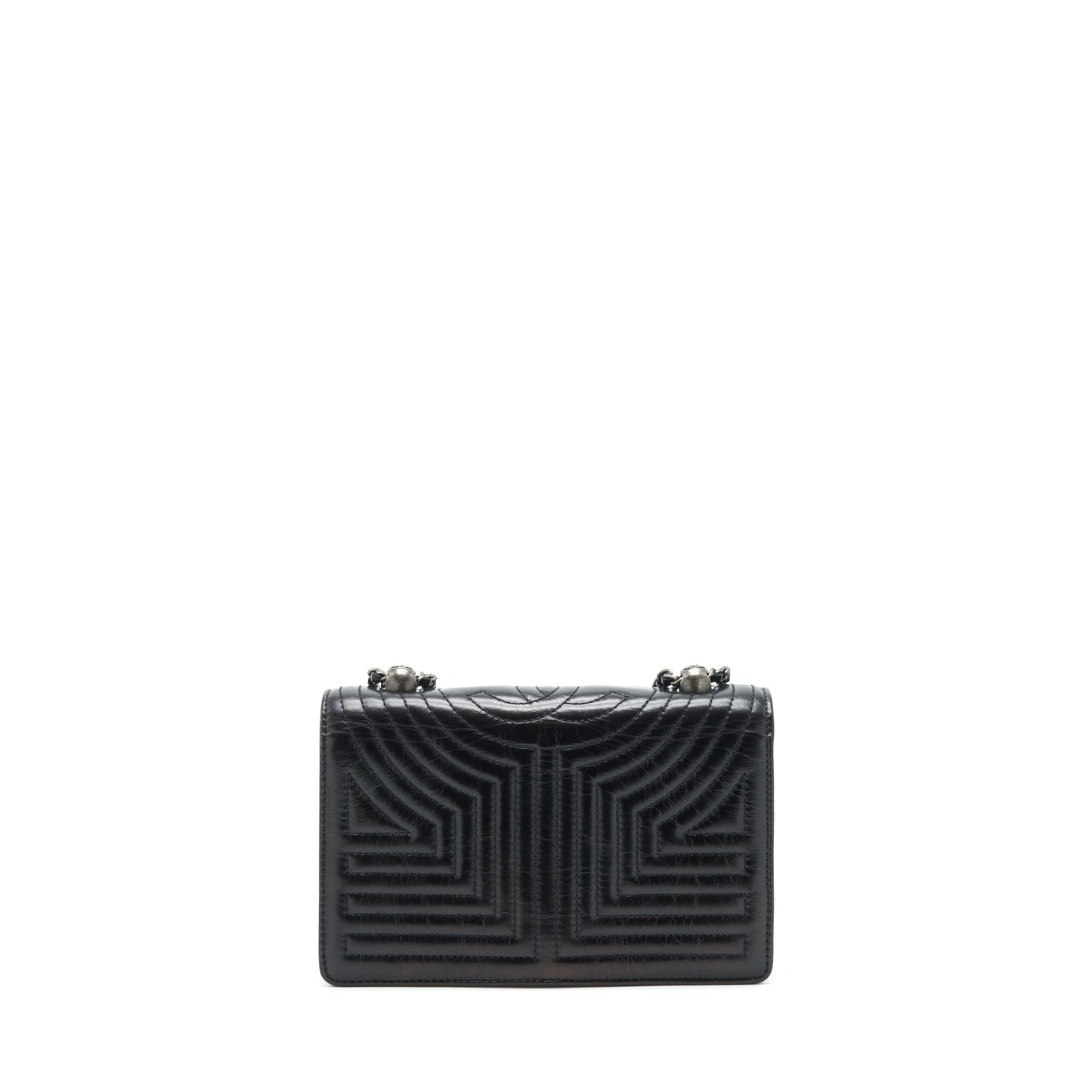 Chanel Aged Calfskin Ruthenium Hardware Small Crossbody Bag