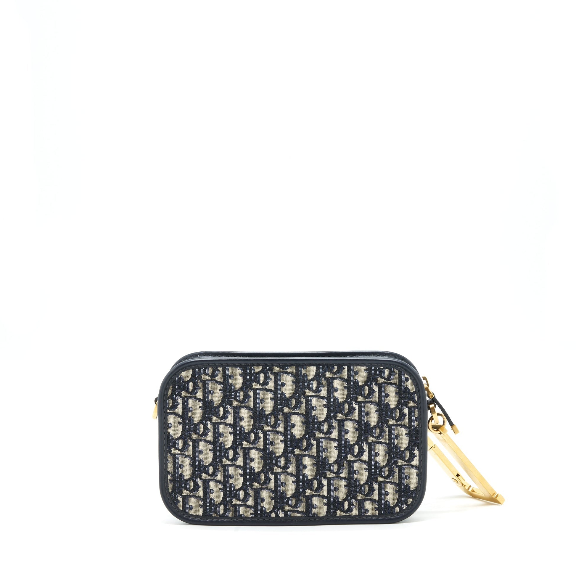 Dior Oblique quake Clutch With Extra Purse Strap Woven Logo Clutch Bag