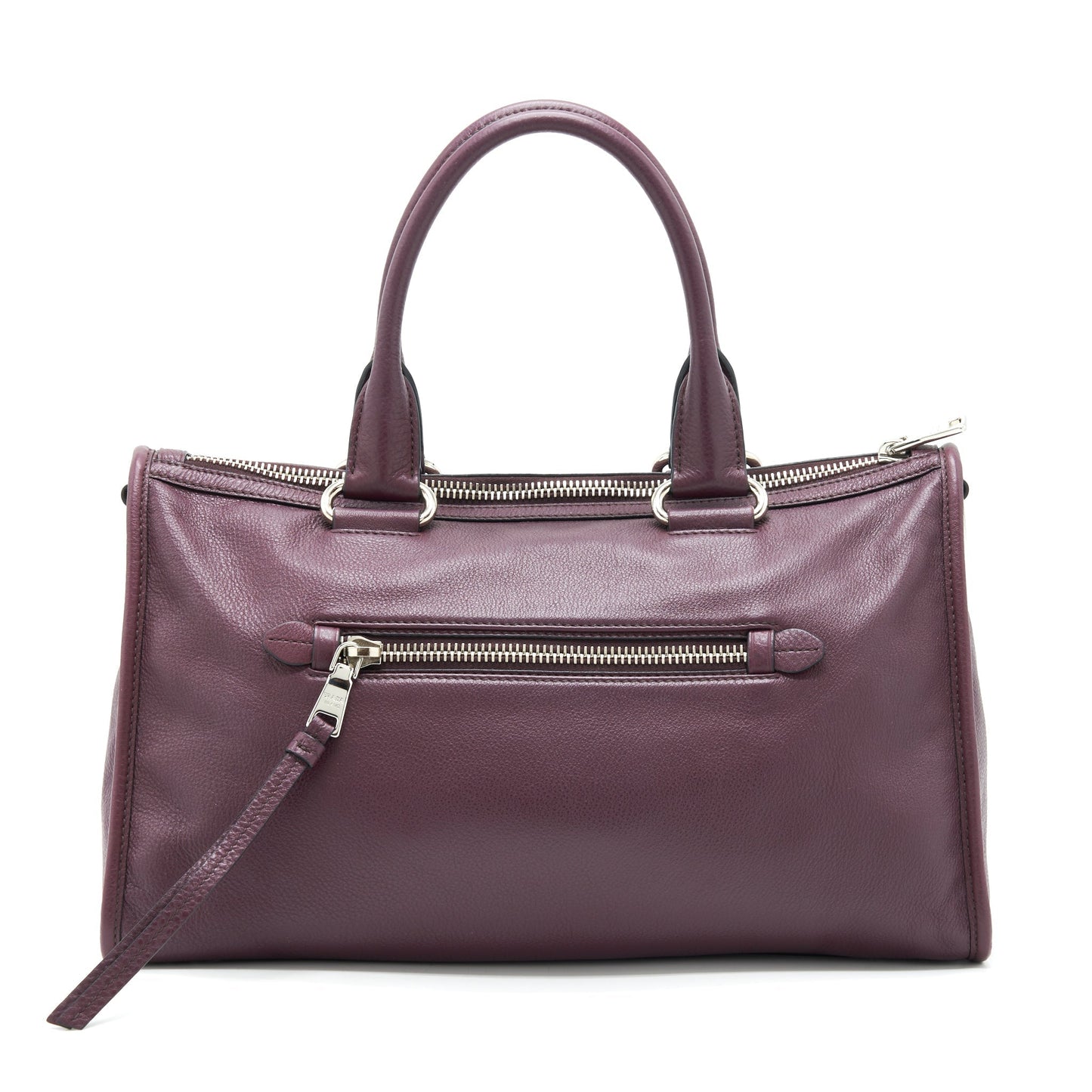 Prada Vitello Phenix Bauletto Tote Purse Grained Calfskin Tote Bag