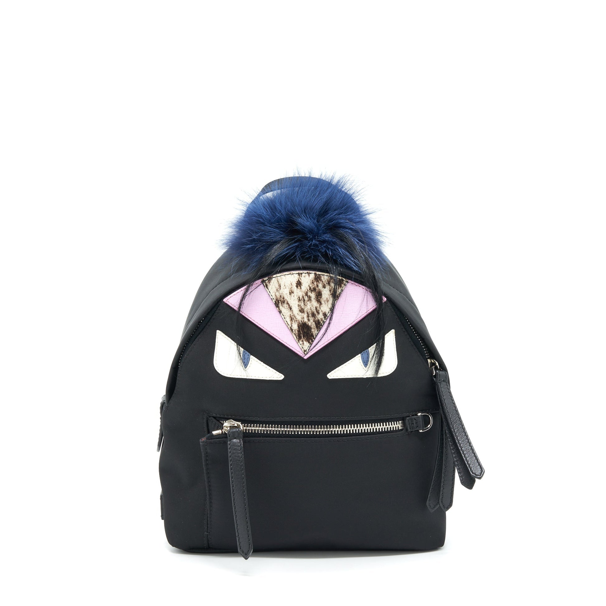 Fendi Monster Backpack Multicolour Black Mini