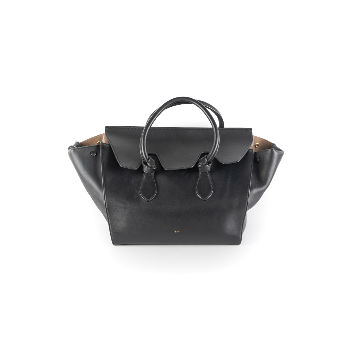 Luxury Tie Tote Bag Black