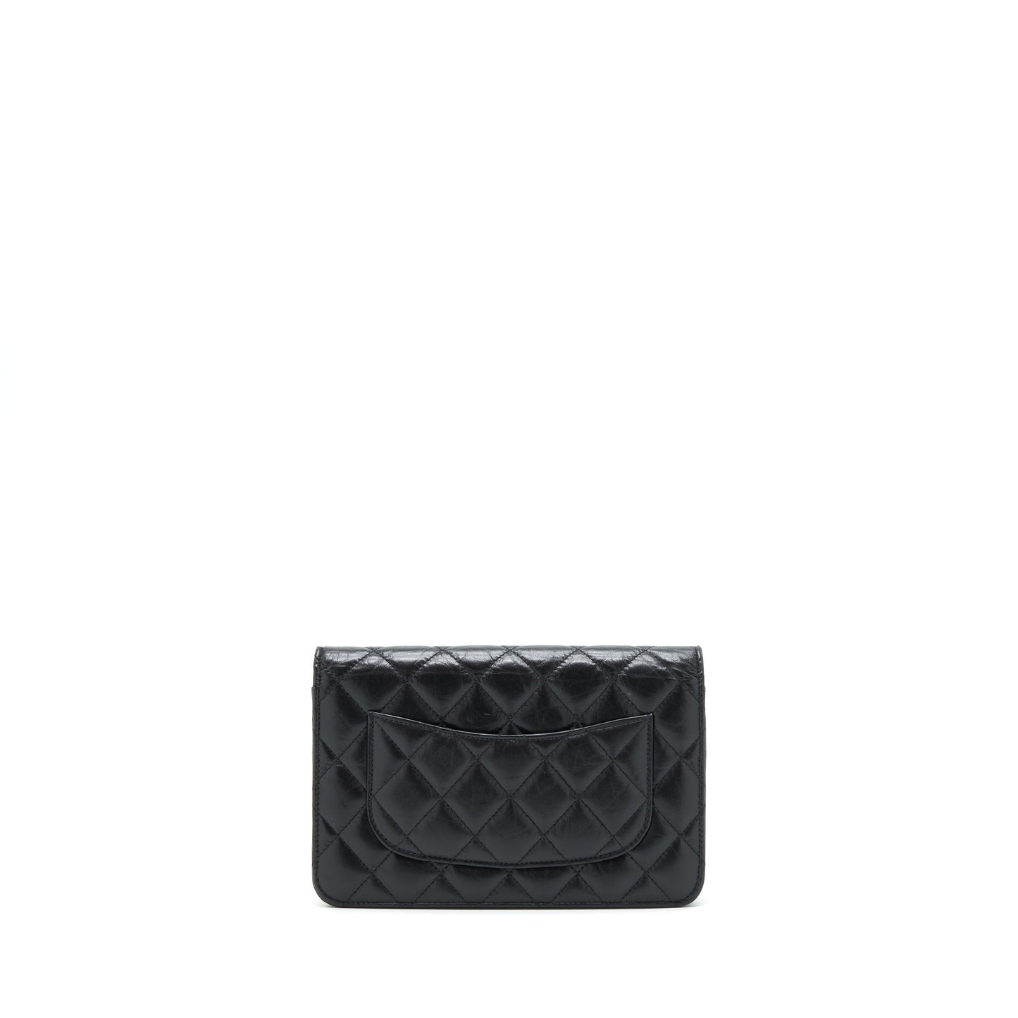 Chanel Reissue On Aged Calfskin Hardware Black Wallet Case