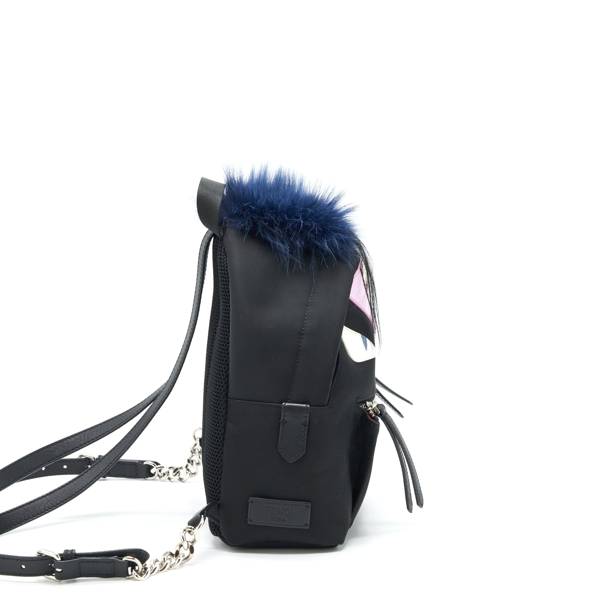 Fendi Monster Backpack Multicolour Black Mini