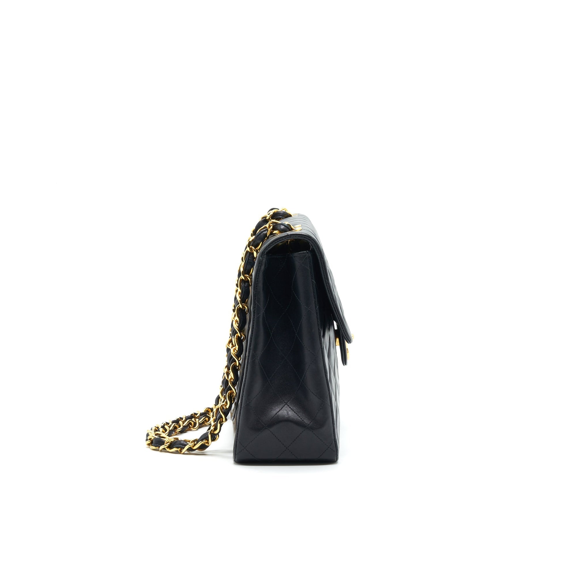 Chanel   Maxi Flap Bag Black 24K GHW