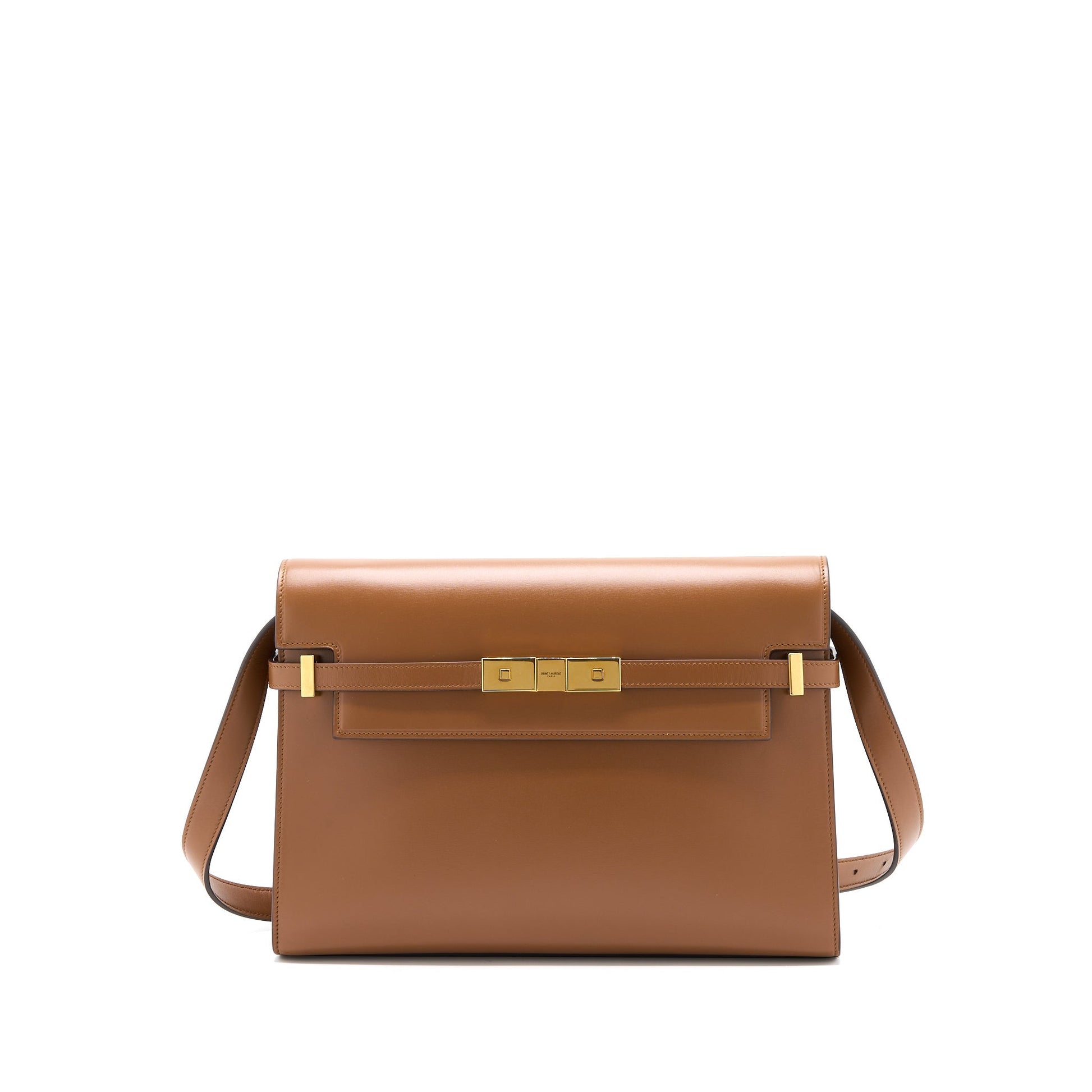 YSL Saint Laurent Manhattan Purse Box Brick Dark Ebene Shoulder Mini Shoulder Bag