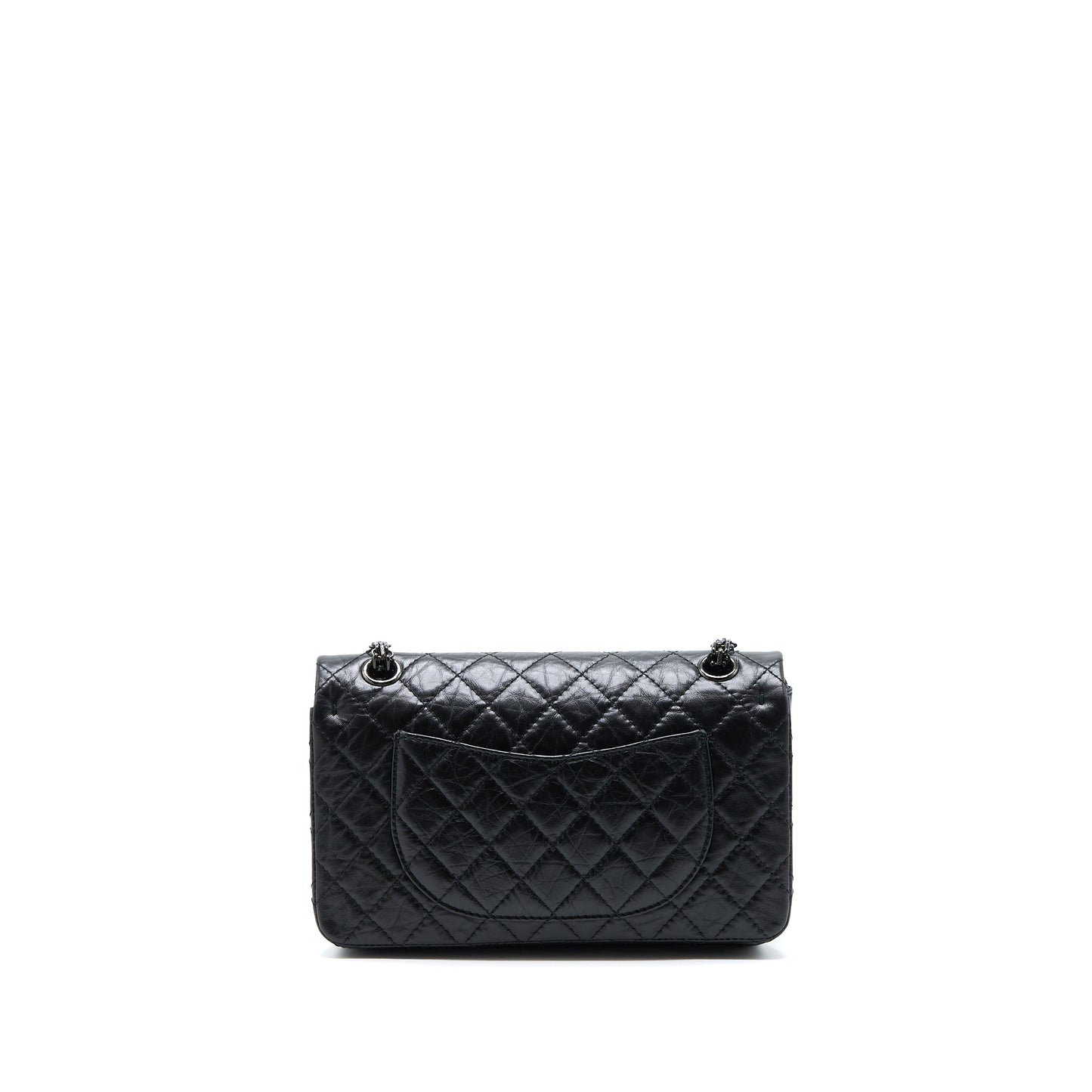 Chanel 2.55 Reissue Flap Aged Calfskin So Black Small Shoulder Bag
