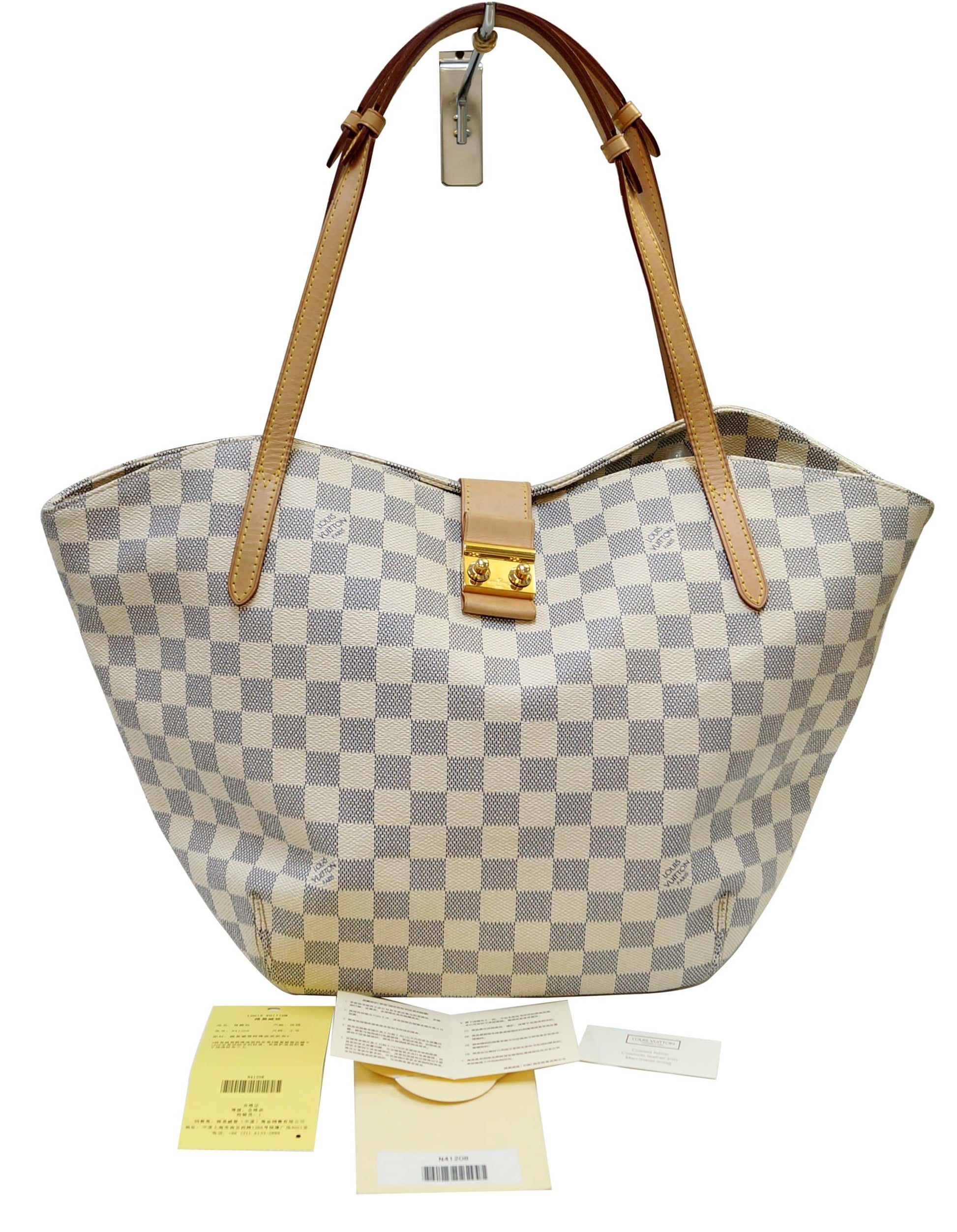 Louis Damier Azur Salina Gm Shoulder Bag