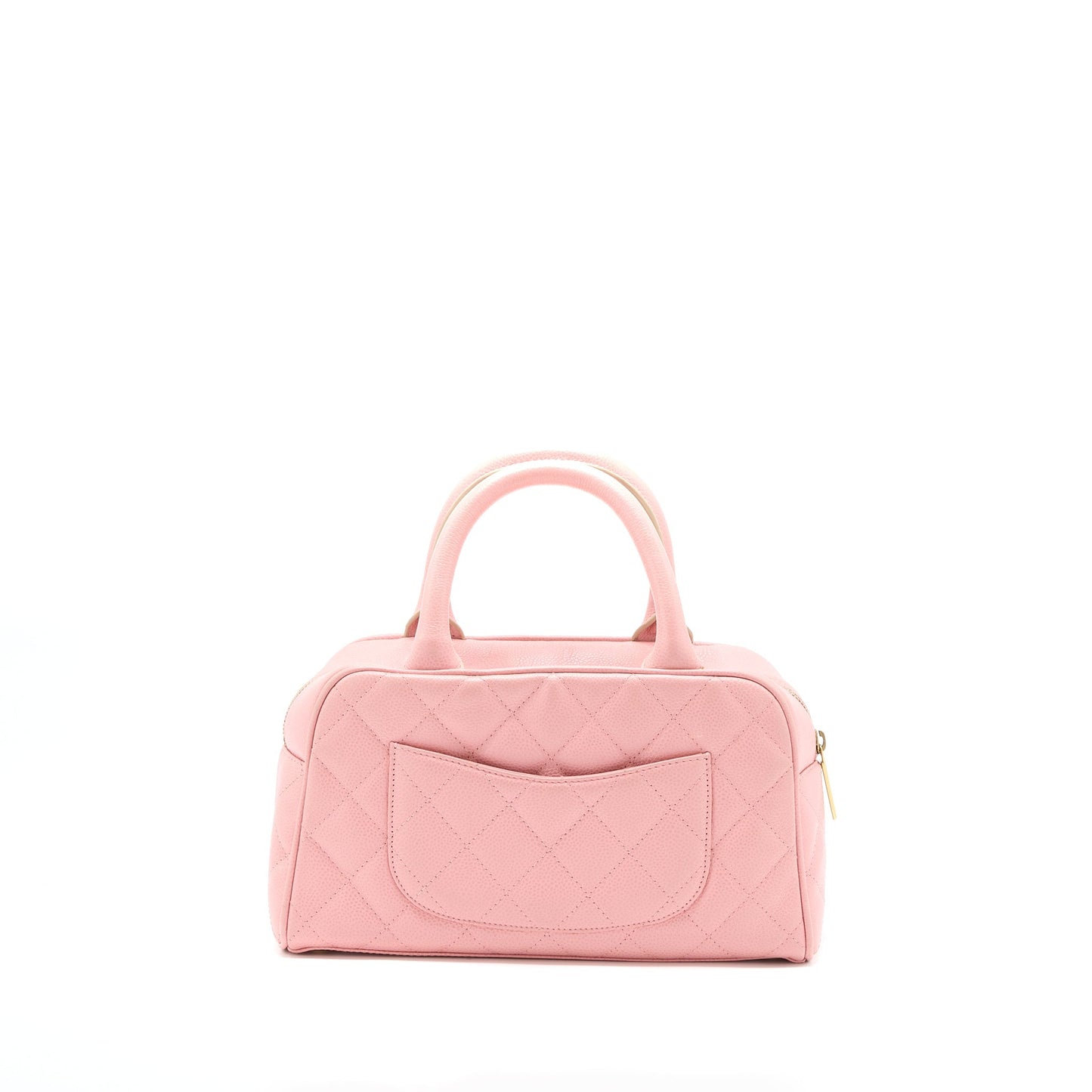 Chanel Bowling Caviar Light LGHW Pink Handbag