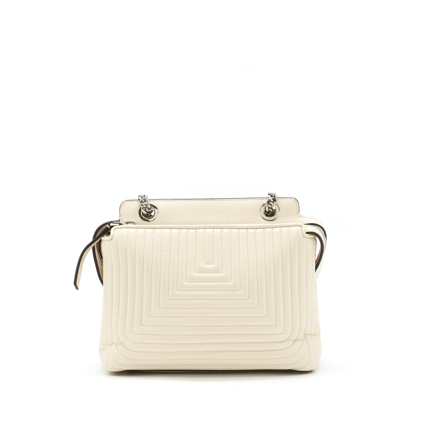 Fendi Dot Com Purse White Travel Bag