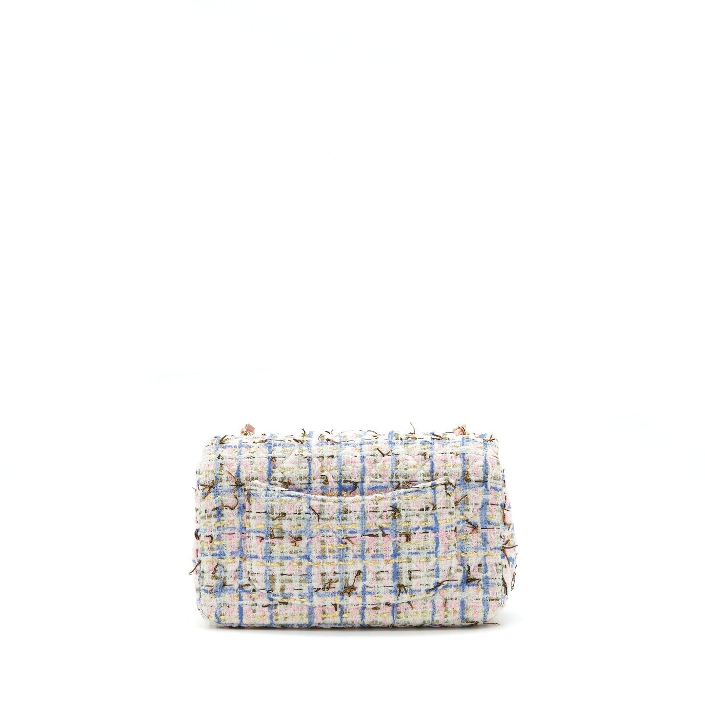 Chanel Rectangular Flap Tweed LGHW Multicolour Shoulder Bag Multicolour Lghw