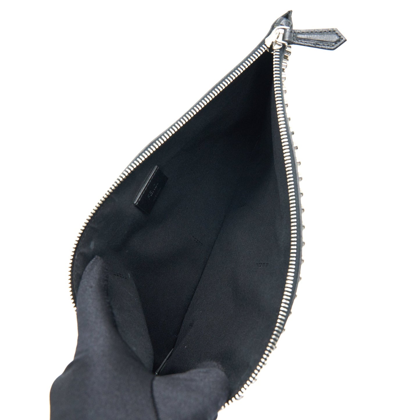 Fendi Studded Unisex Monster Clutch Clutch Bag