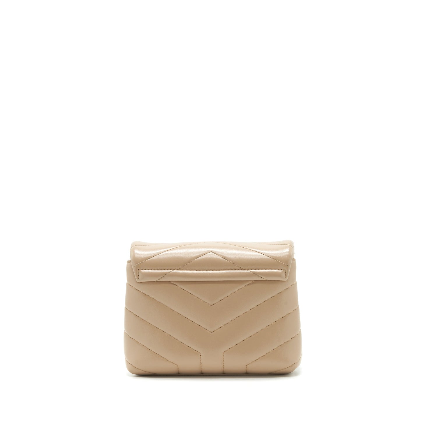YSL Saint Laurent Lou Lou Purse Dark Travel Bag Beige