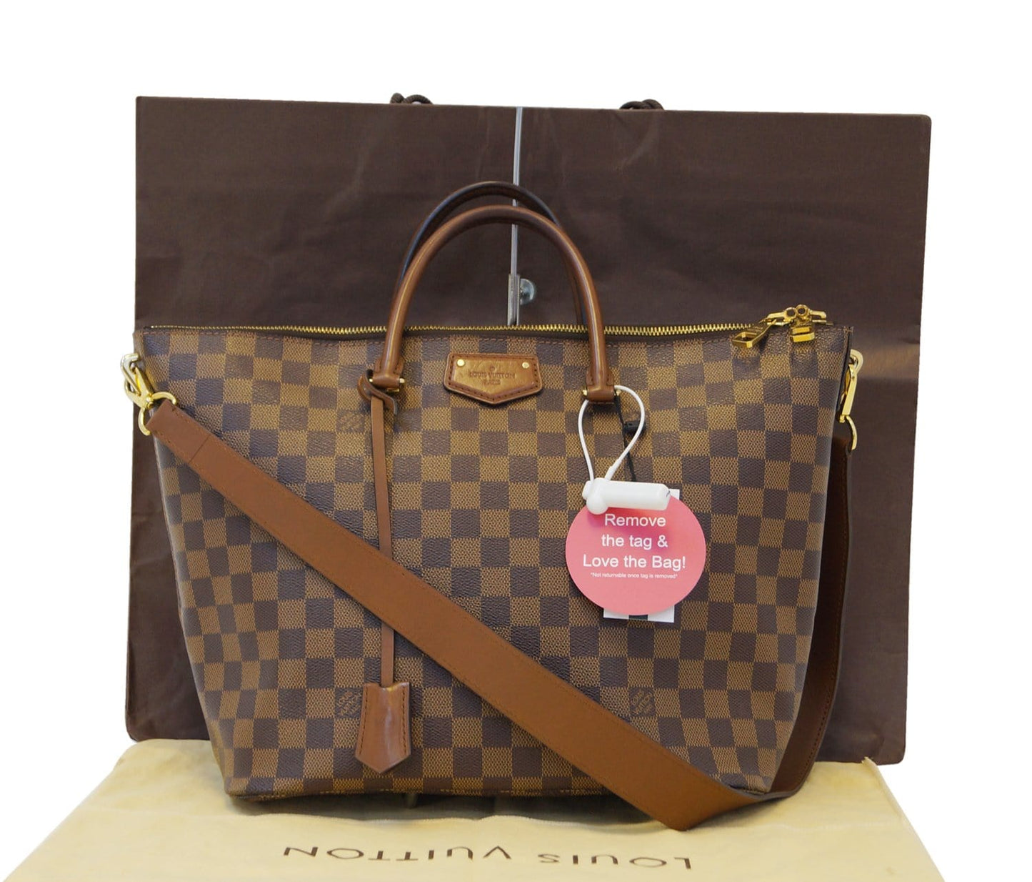 Louis Belmont Damier Ebene Shoulder Bag