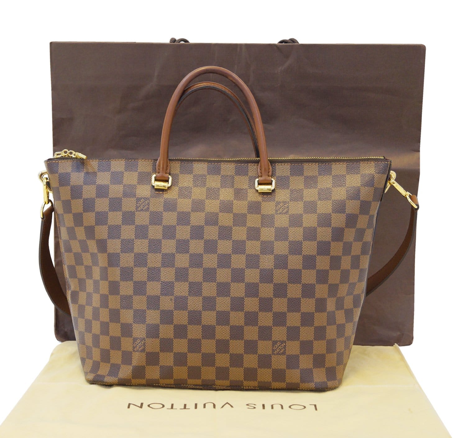Louis Belmont Damier Ebene Shoulder Bag