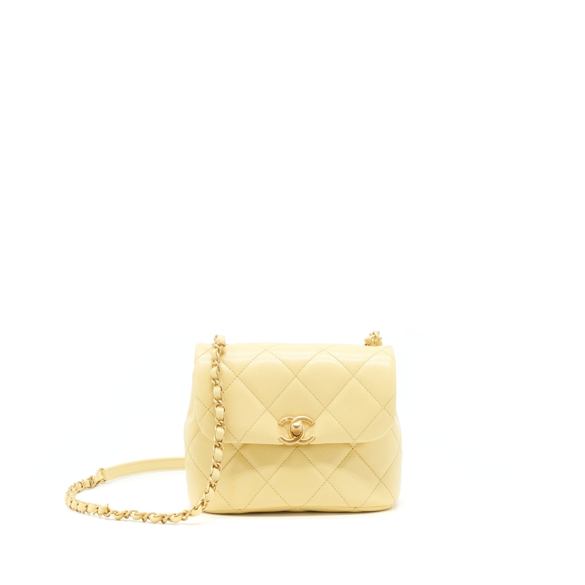 Chanel 22P New Square Flap Caviar Light Shoulder Bag