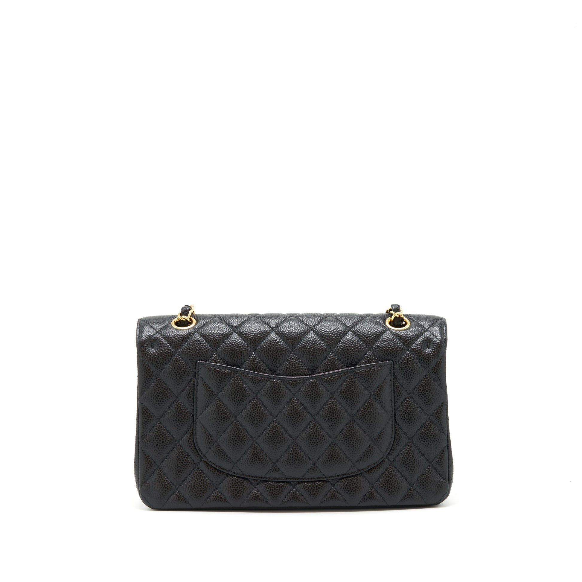 Chanel Classic Flap Caviar GHW Black Shoulder Bag