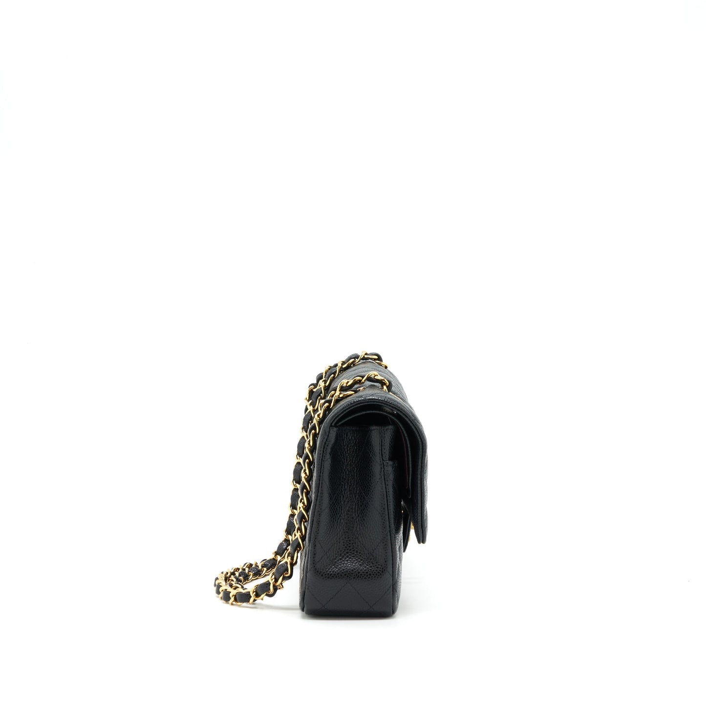 Chanel Classic Flap Caviar GHW Black Shoulder Bag