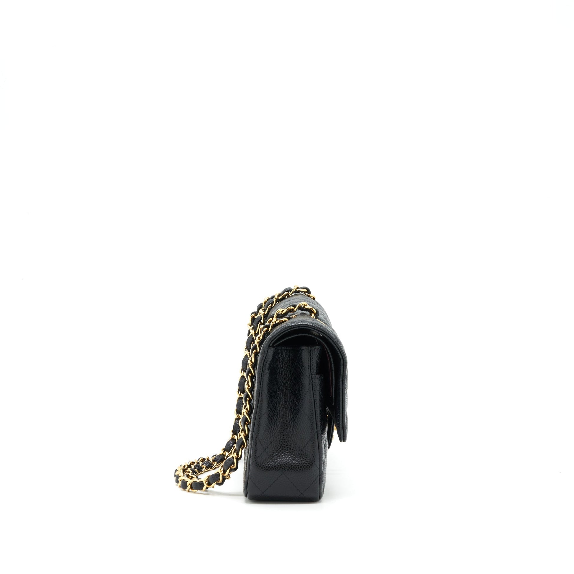 Chanel Classic Flap Caviar GHW Black Shoulder Bag