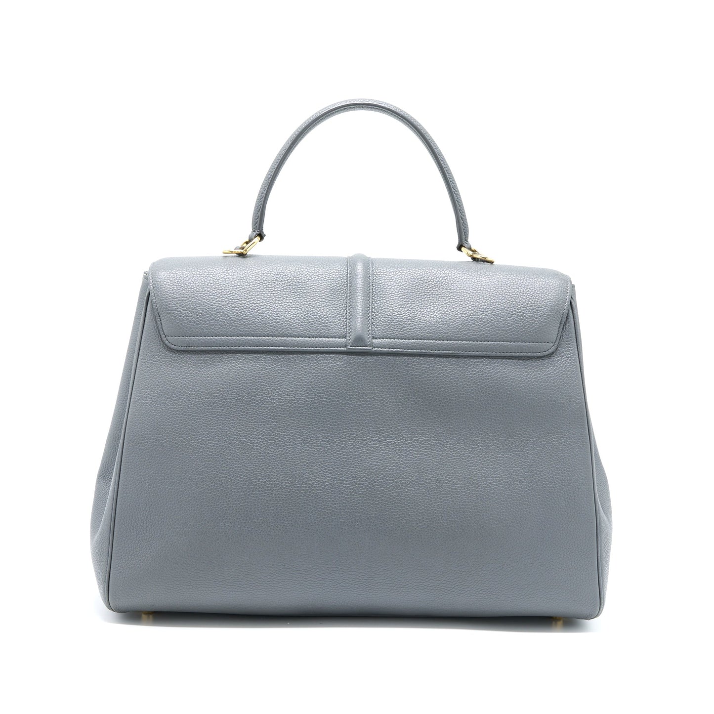 Celine Purse Grained Calfskin Grey Handbag Travel Bag