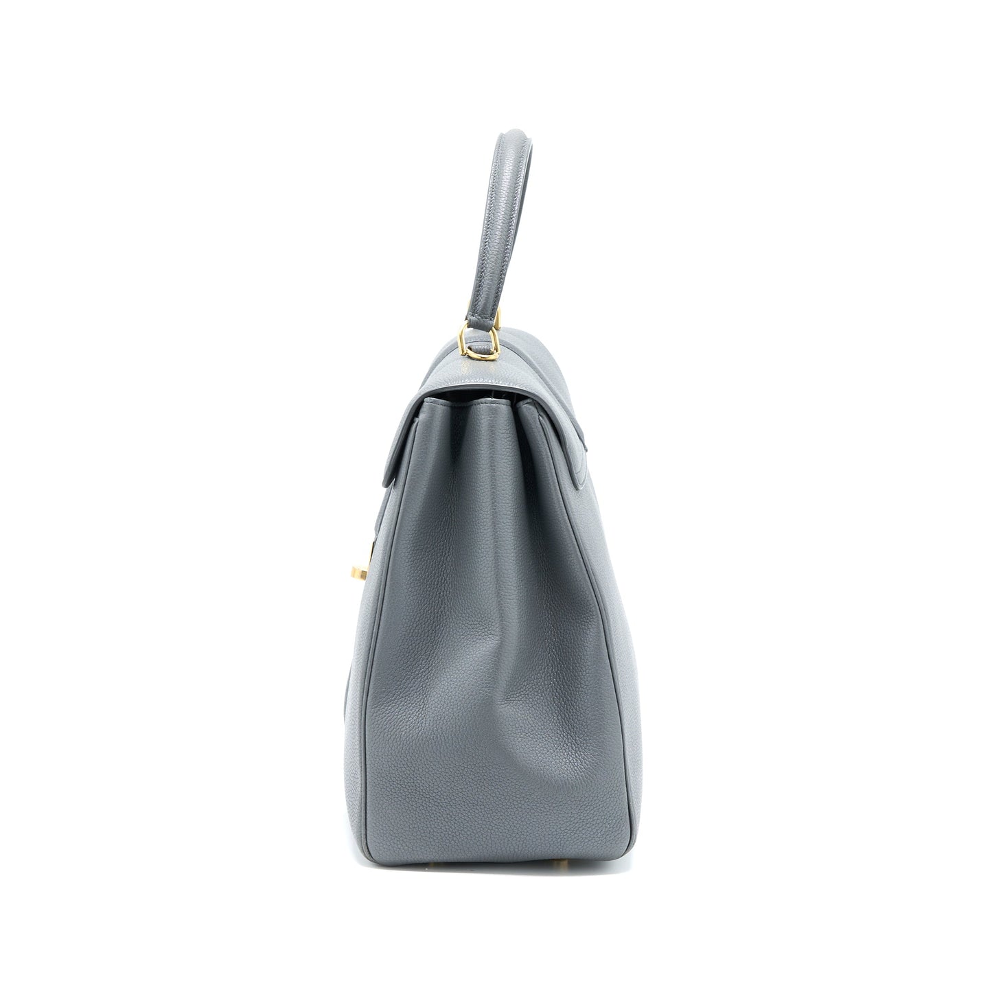 Celine Purse Grained Calfskin Grey Handbag Travel Bag