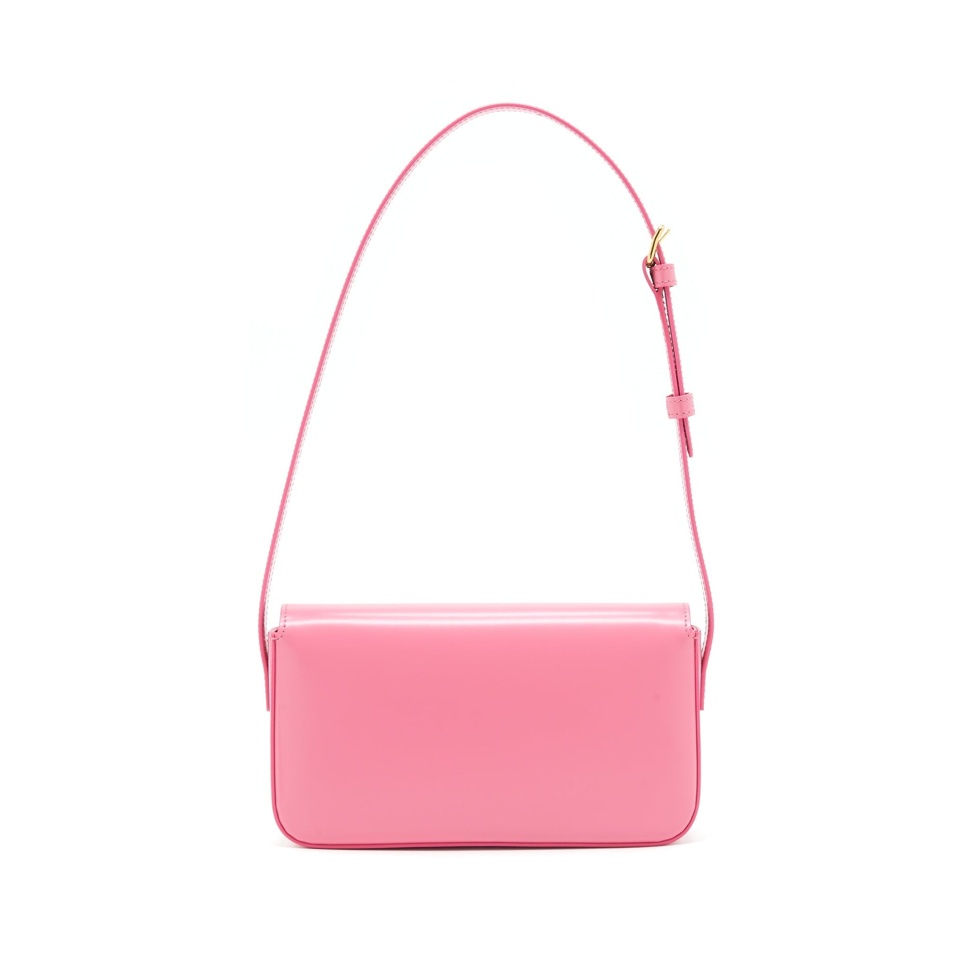 Celine Triomphe Purse Calfskin Flamingo Handbag Mini Travel Bag