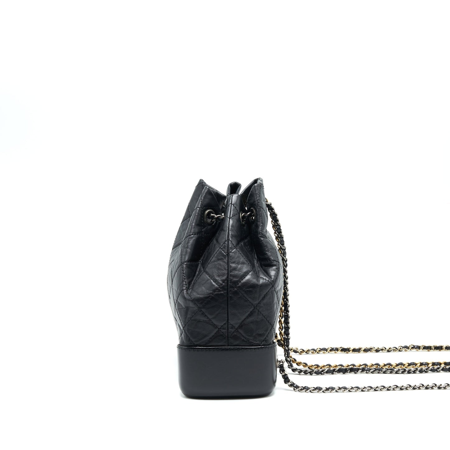 Chanel Gabrielle Backpack Double Colour Hardware Black Small