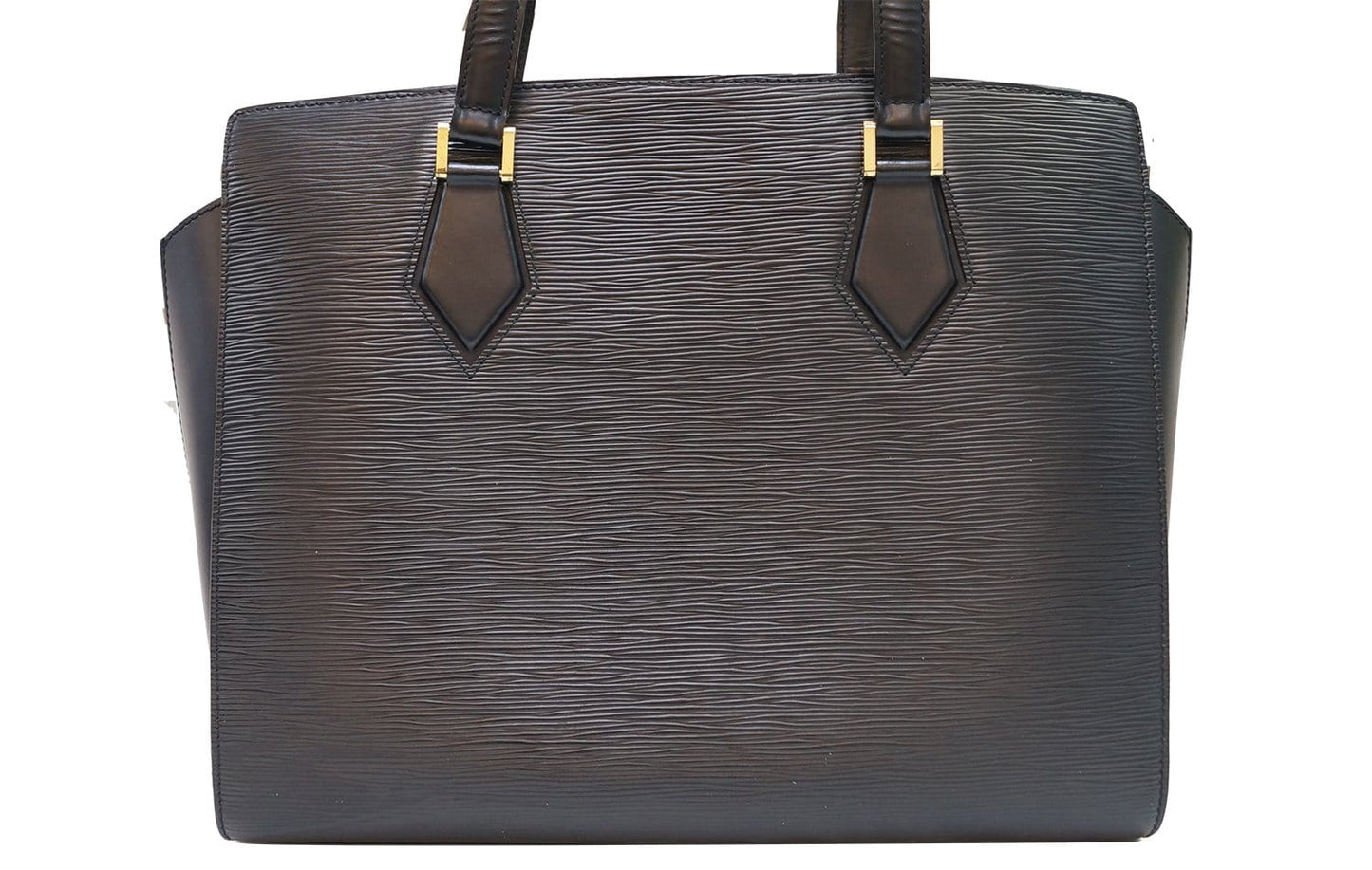 Louis Epi Duplex Shoulder Bag Leather Black
