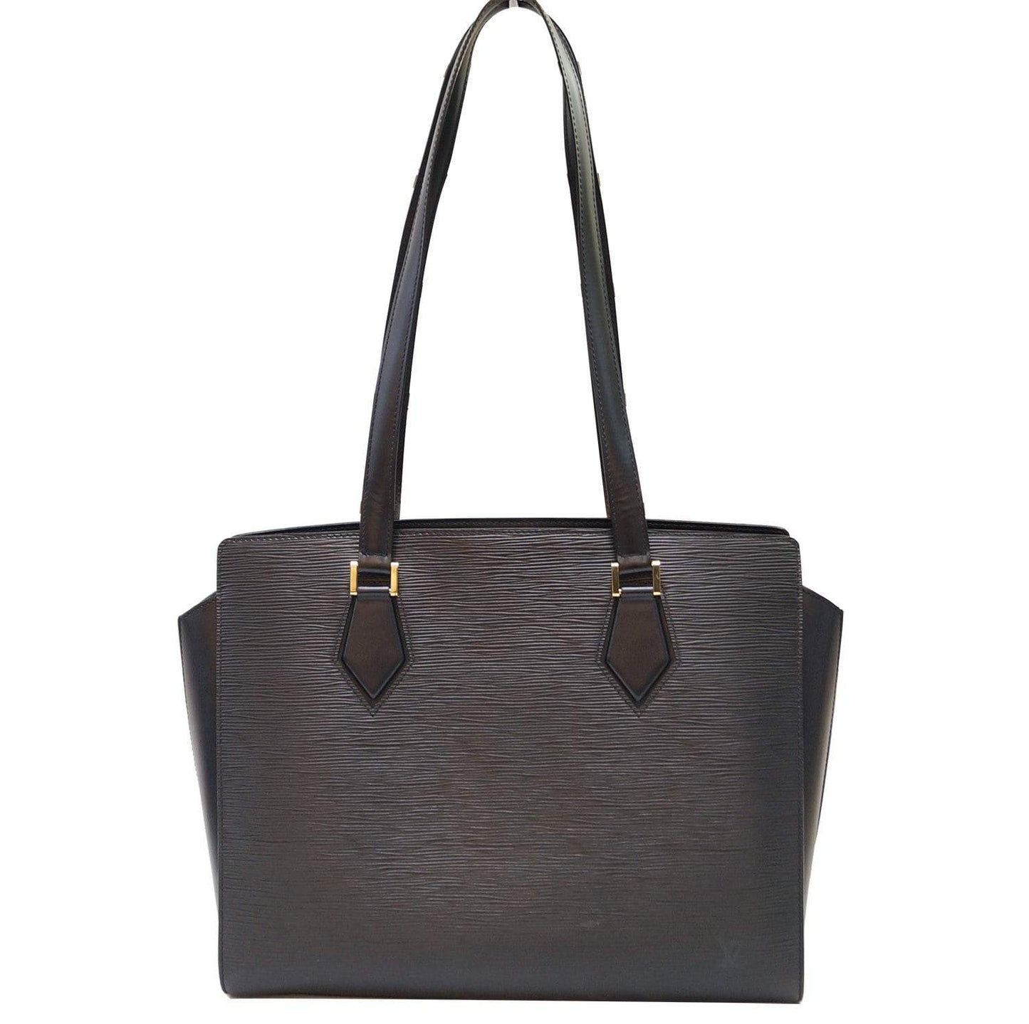 Louis Epi Duplex Shoulder Bag Leather Black