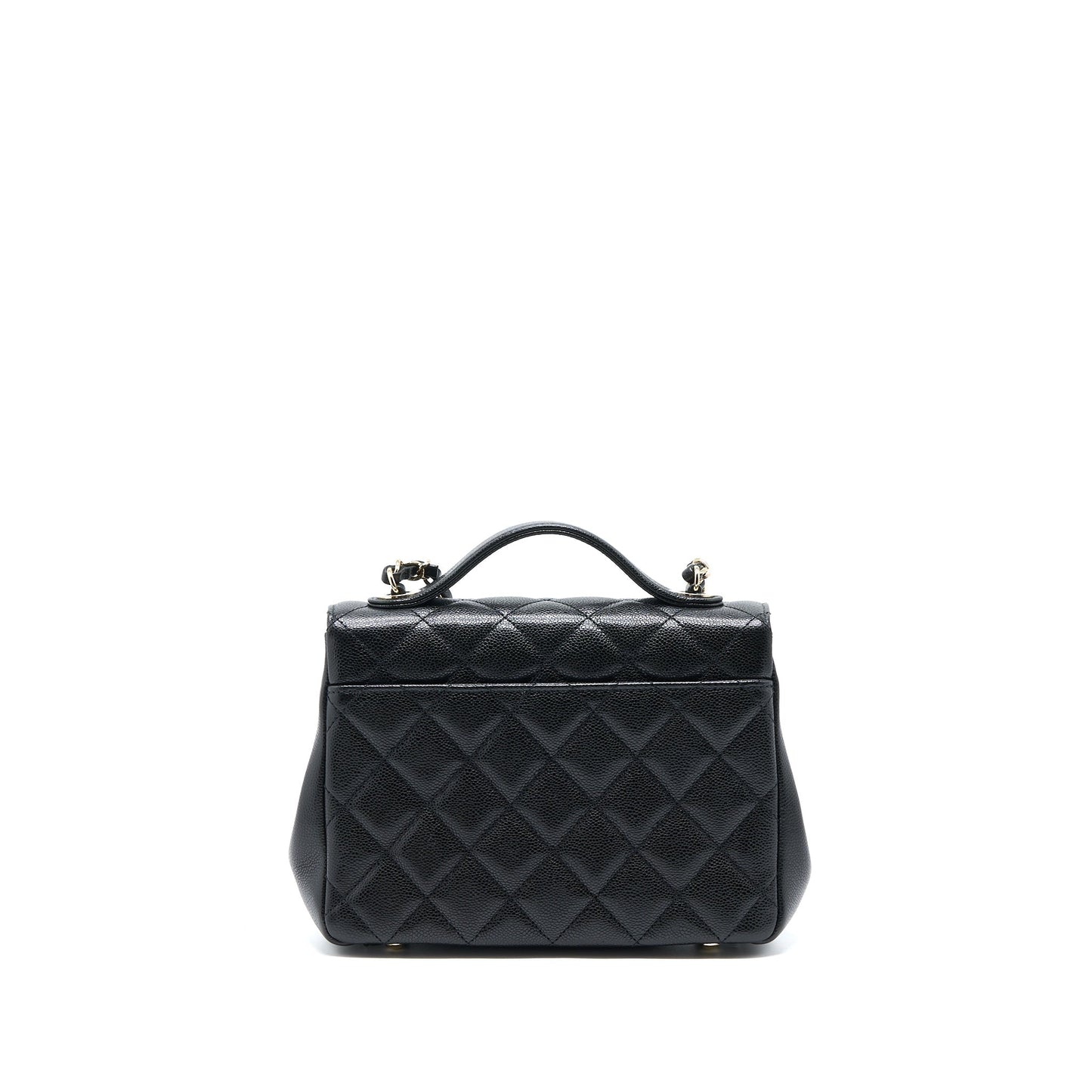 Chanel Business Affinity Caviar LGHW Microchip Black Handbag Lghw 1