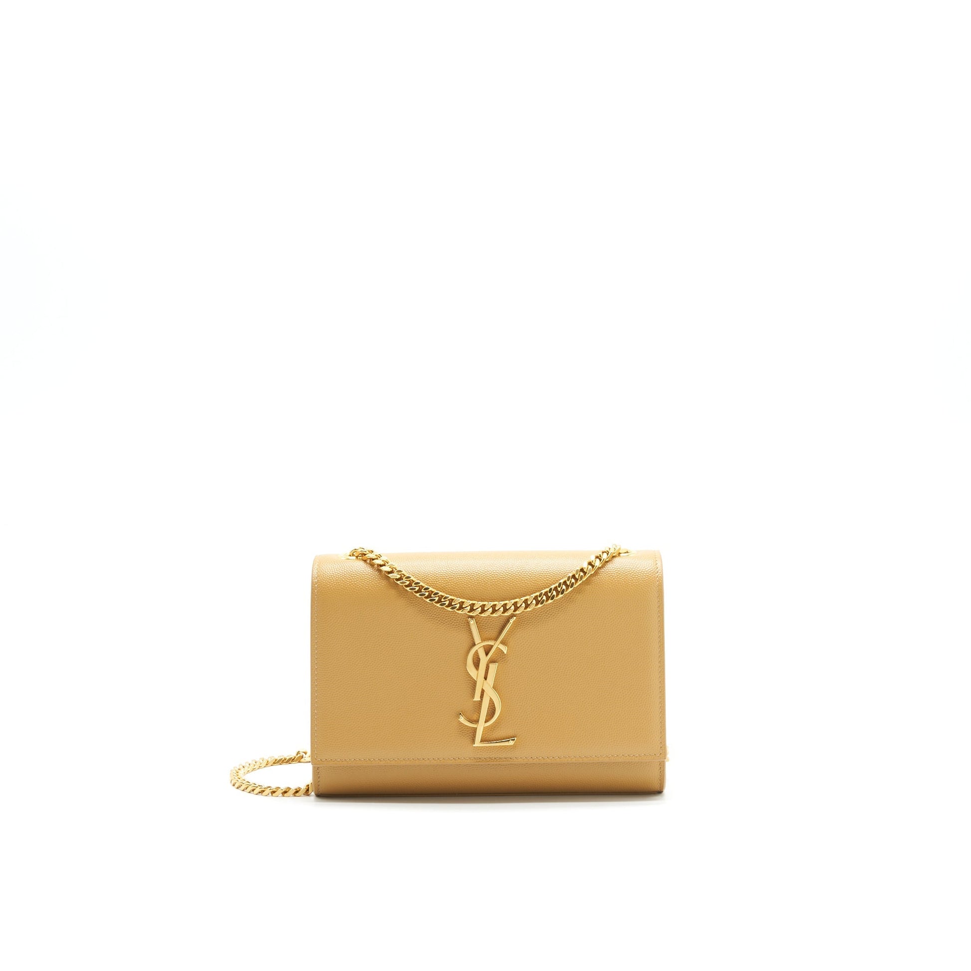 YSL Saint Laurent Saint Laurent Kate Crossbody Purse Beige Small Crossbody Bag