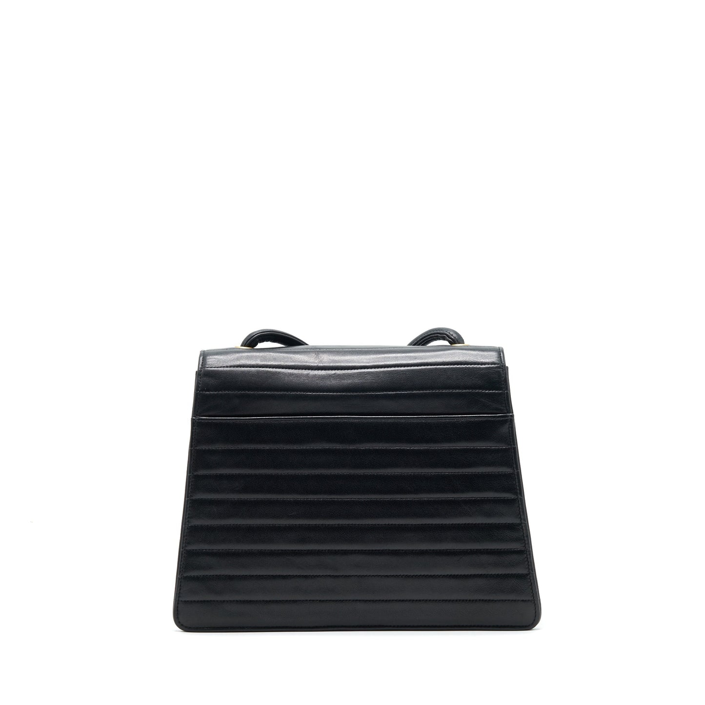 Chanel Kelly Flap Long 24k GHW Black Shoulder Bag